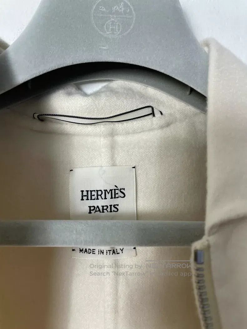 Hermes Hermes Pig nose button cashmere coat Size 4XL / US 24-26 - 2 Thumbnail