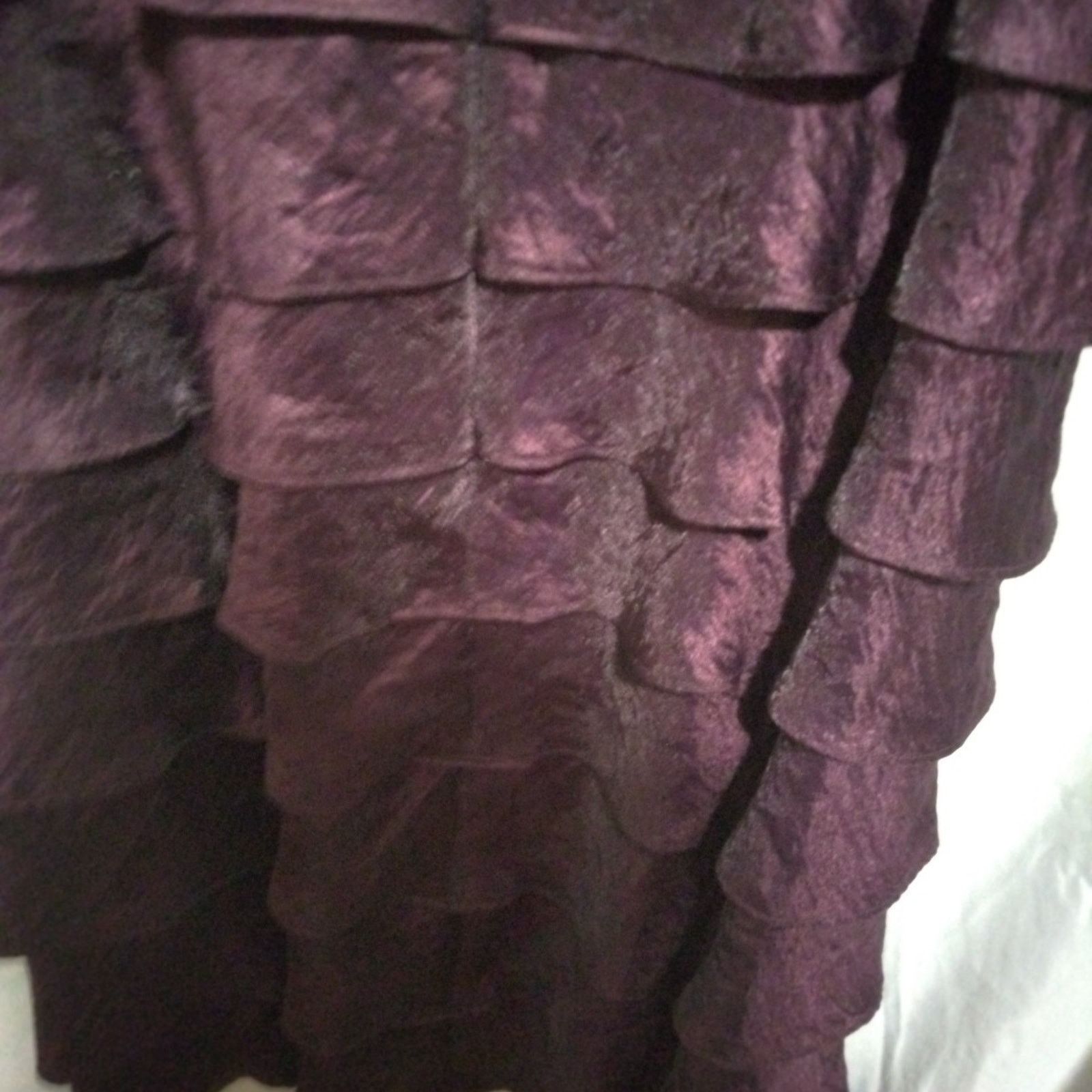 Other R&M Richards Tiered Dress Womens 8 Cocktail Sequin Lace Size M / US 6-8 / IT 42-44 - 11 Thumbnail