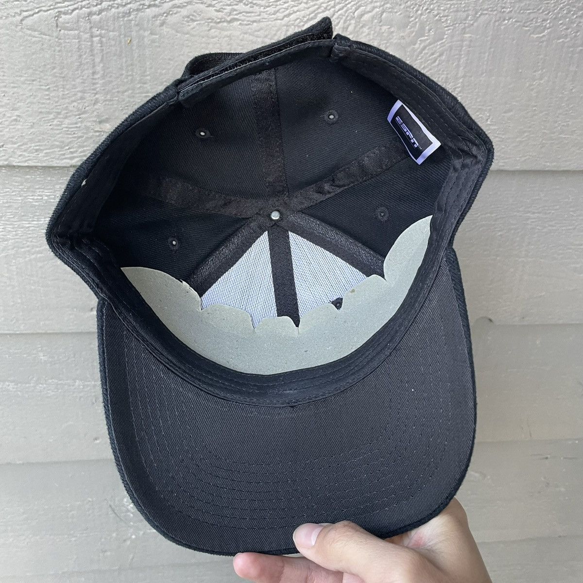Drew Pearson Vintage ESPN Drew Pearson Black Wool Strapback Hat NWOT Size ONE SIZE - 3 Thumbnail