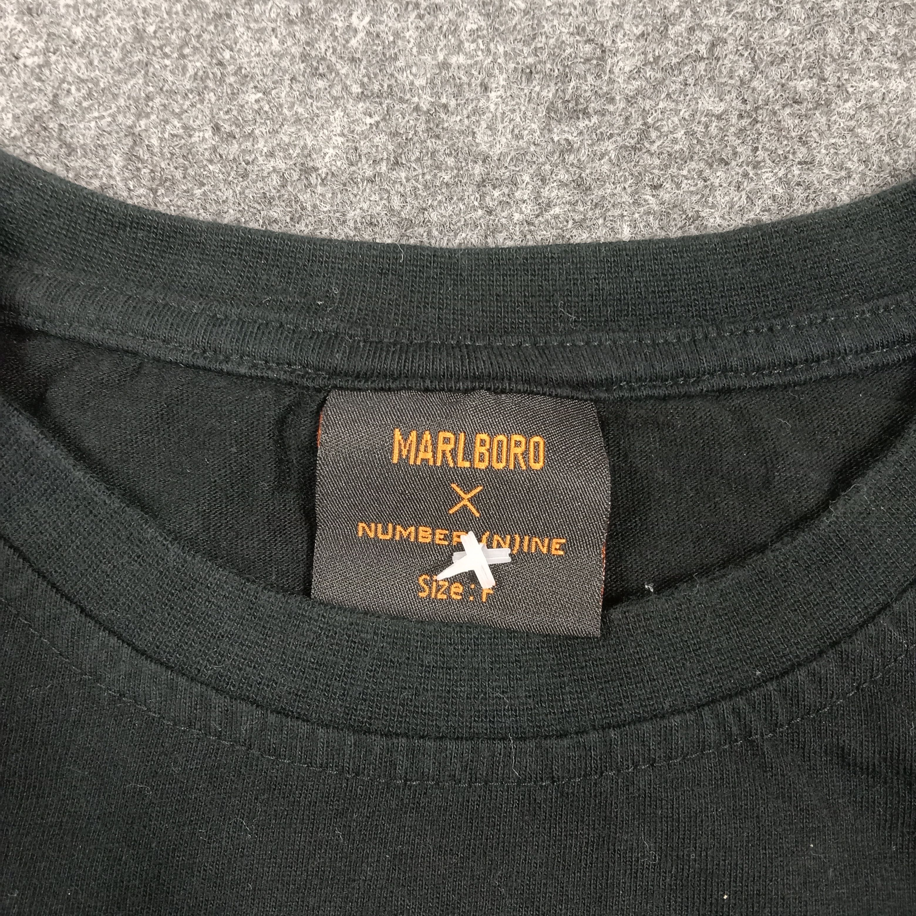 Number (N)ine Marlboro x Number Nine Japanese Logo Tshirt C285N16 Size US M / EU 48-50 / 2 - 3 Thumbnail