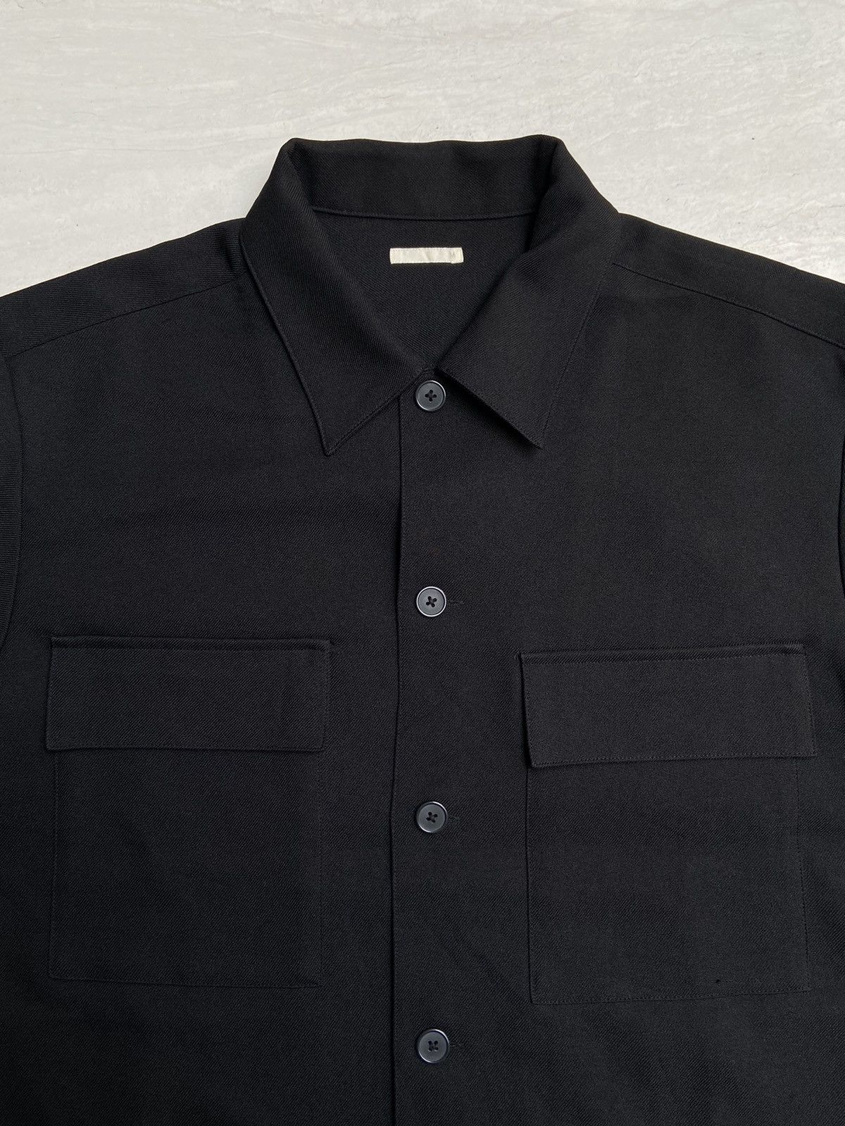 GU GU Black Boxy Oversize Black Outer Shirt Size US L / EU 52-54 / 3 - 8 Thumbnail