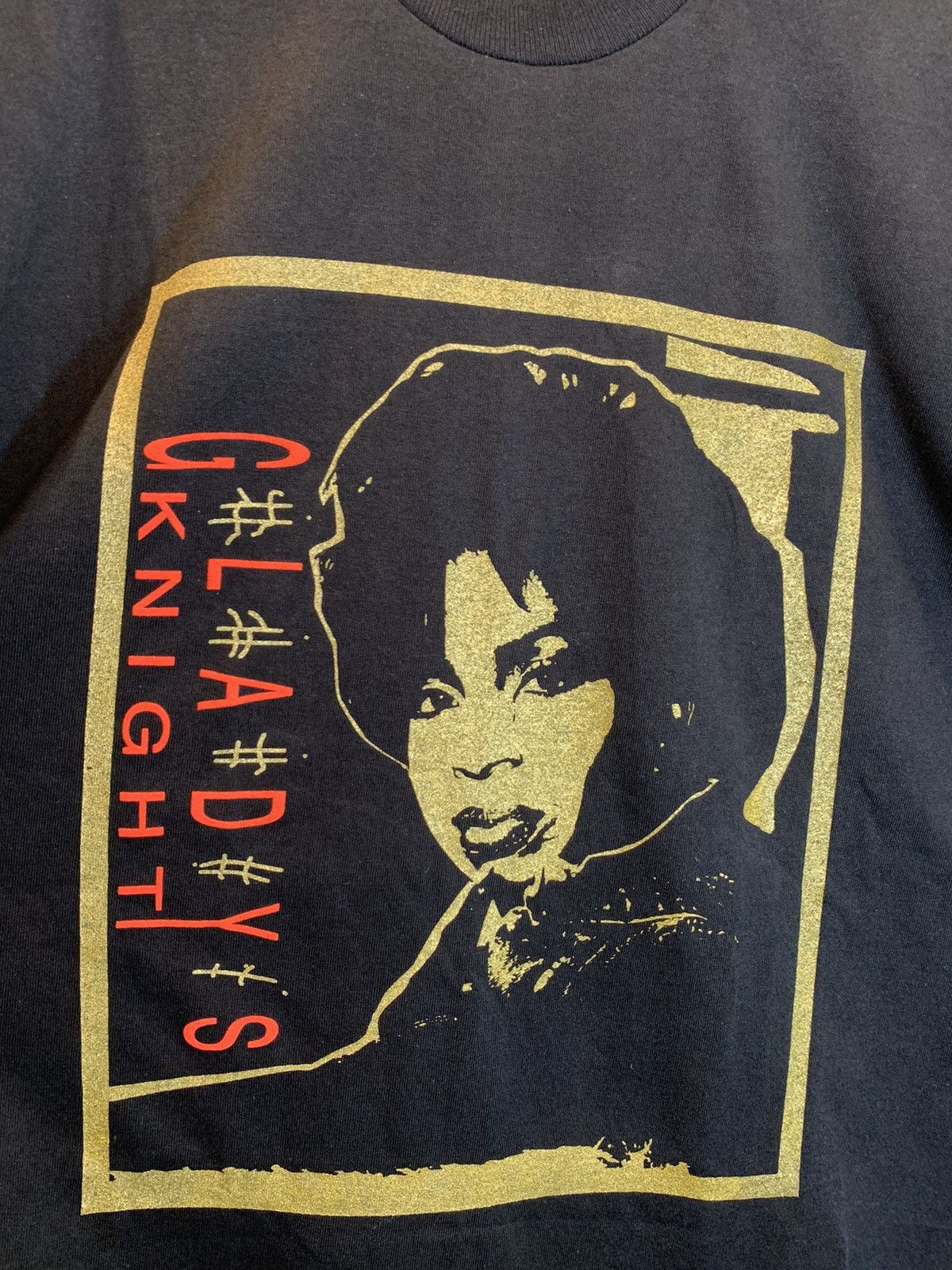 Vintage *RARE* Vintage 90’s Gladys Knight Tour Single Stitch T-Shirt Size US L / EU 52-54 / 3 - 2 Thumbnail
