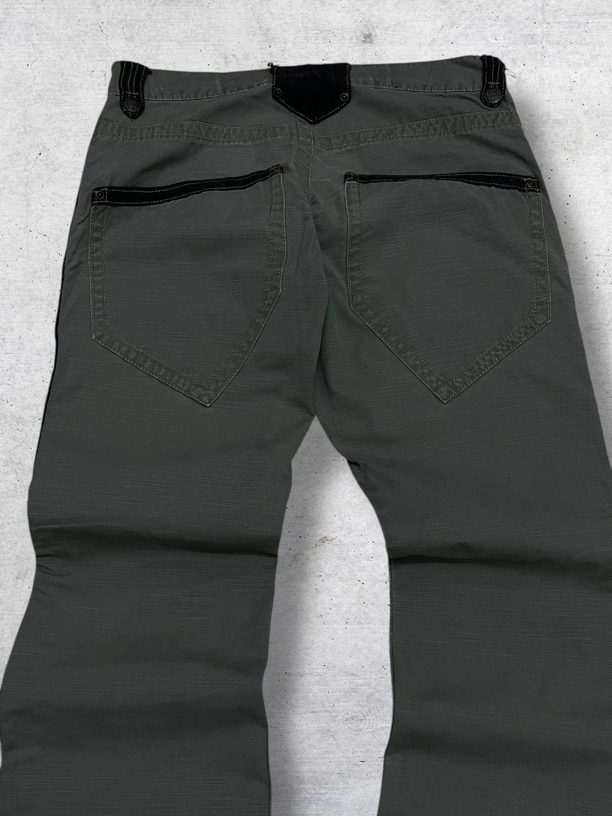 Japanese Brand ICON 1990S JAPAN DESIGNERI BUSHPANT SNAKE SIDETAPE LGB PANT Size US 30 / EU 46 - 13 Thumbnail