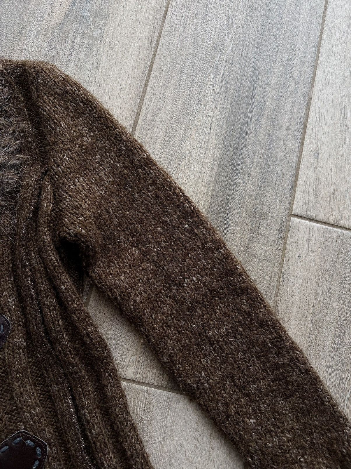 If Six Was Nine If Six Was Nine LGB Vibe Long Cardigan Toggle Faux Fur Y2K Size M / US 6-8 / IT 42-44 - 9 Thumbnail