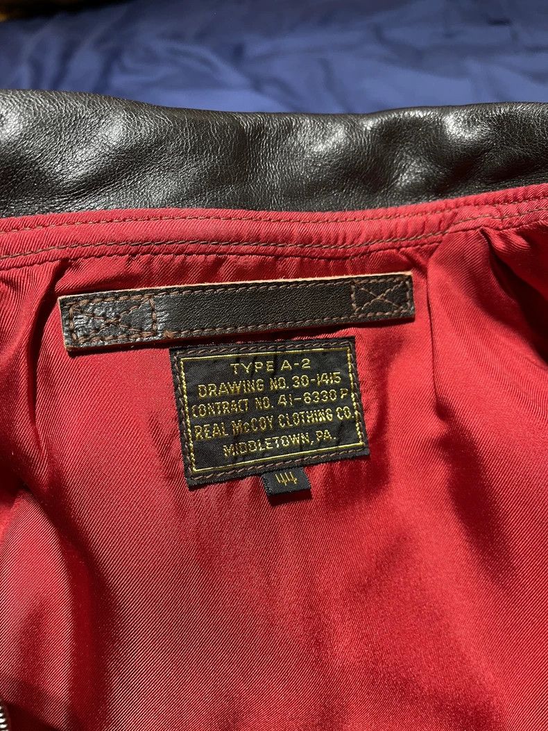 The Real McCoy's THE REAL McCOY'S TYPE A-2 RED SILK Premium Flight Jacket 25 Size US XXL / EU 58 / 5 - 2 Thumbnail