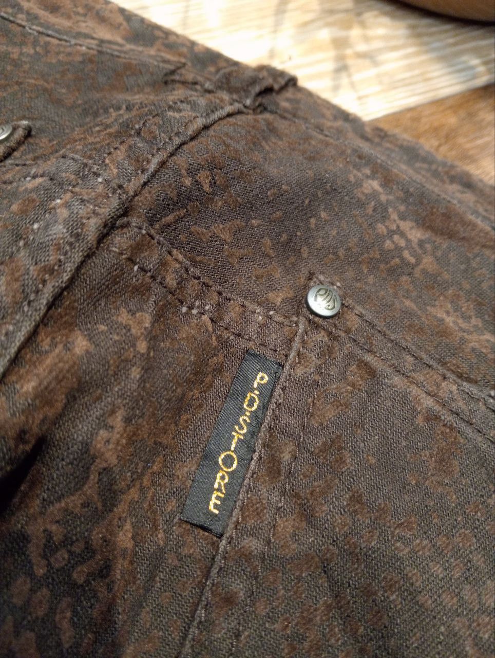 If Six Was Nine PAZZO DENIM STORE JAPAN SNAKE DESIGN JEANS SIZE S Size US 31 - 13 Thumbnail