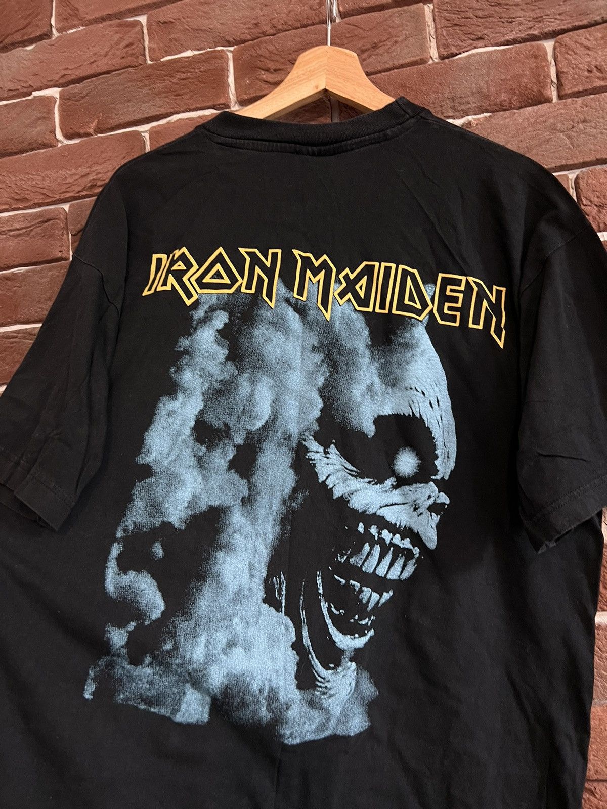 Band Tees Vintage Iron Maiden 2002 Vintage Rock in Rio Rare Band Tee Size US XL / EU 56 / 4 - 4 Thumbnail