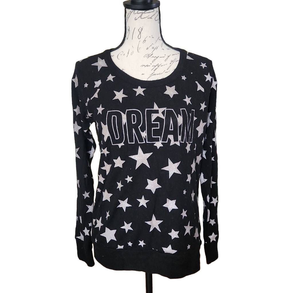 Chaser Brand Chaser Ladies Size Medium Soft Black Fleece Dream Top with S Size M / US 6-8 / IT 42-44 - 1 Thumbnail