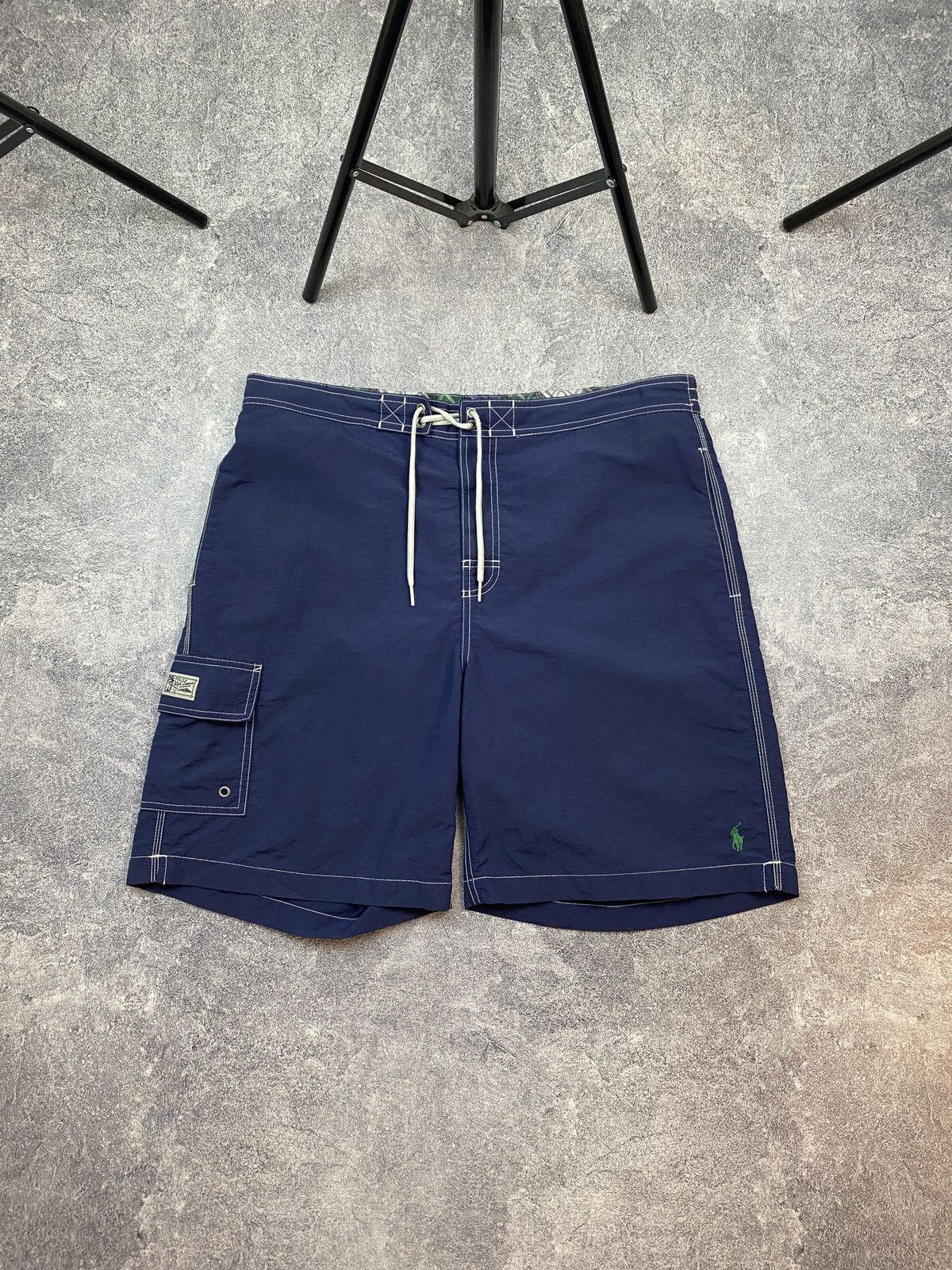 Polo Ralph Lauren × Ralph Lauren × Vintage Vintage Polo Ralph Lauren Shorts Y2K Logo Pony USA Size US 34 / EU 50 - 1 Thumbnail