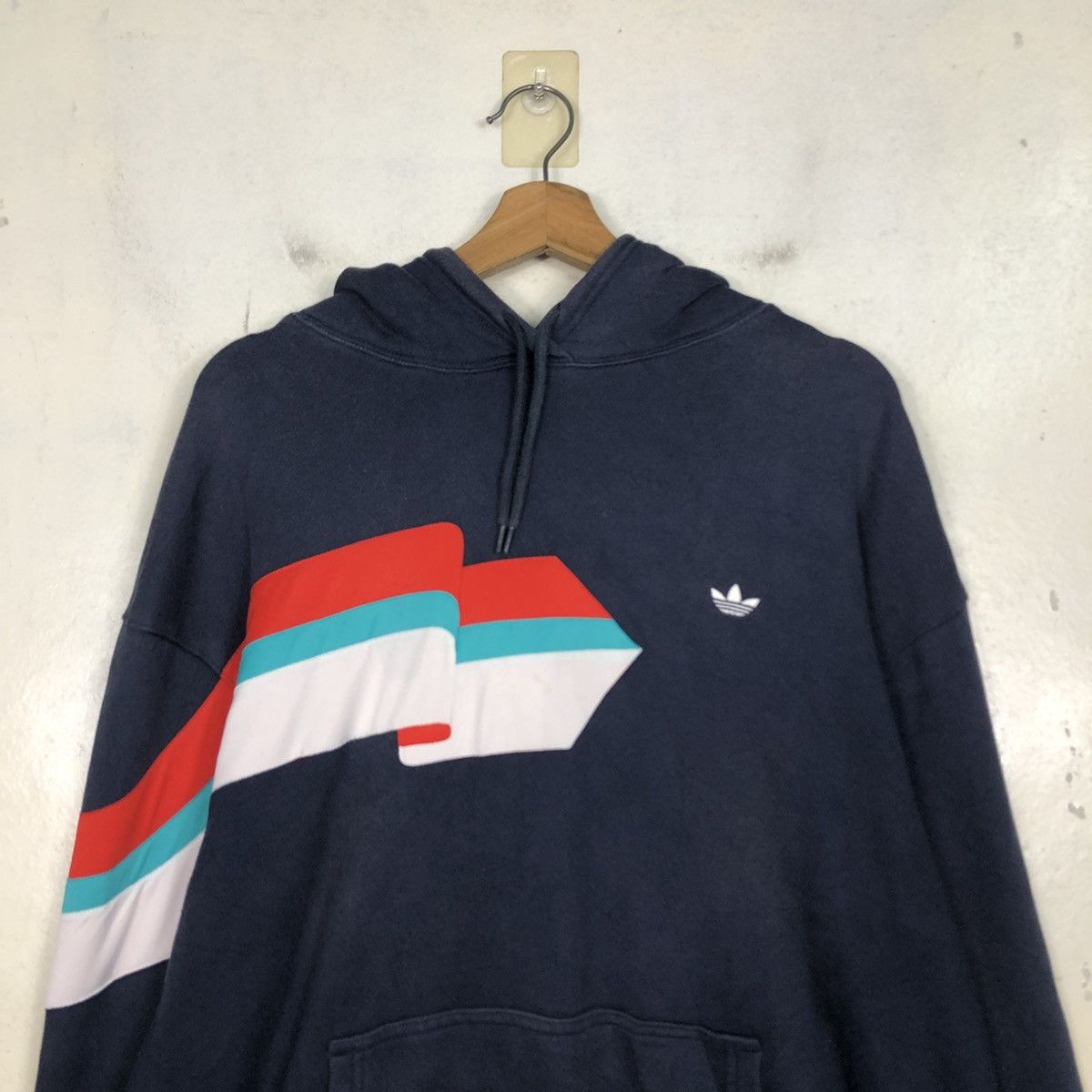 Adidas 📌Hoodie Pull Over Adidas Striped Design Size US M / EU 48-50 / 2 - 14 Thumbnail