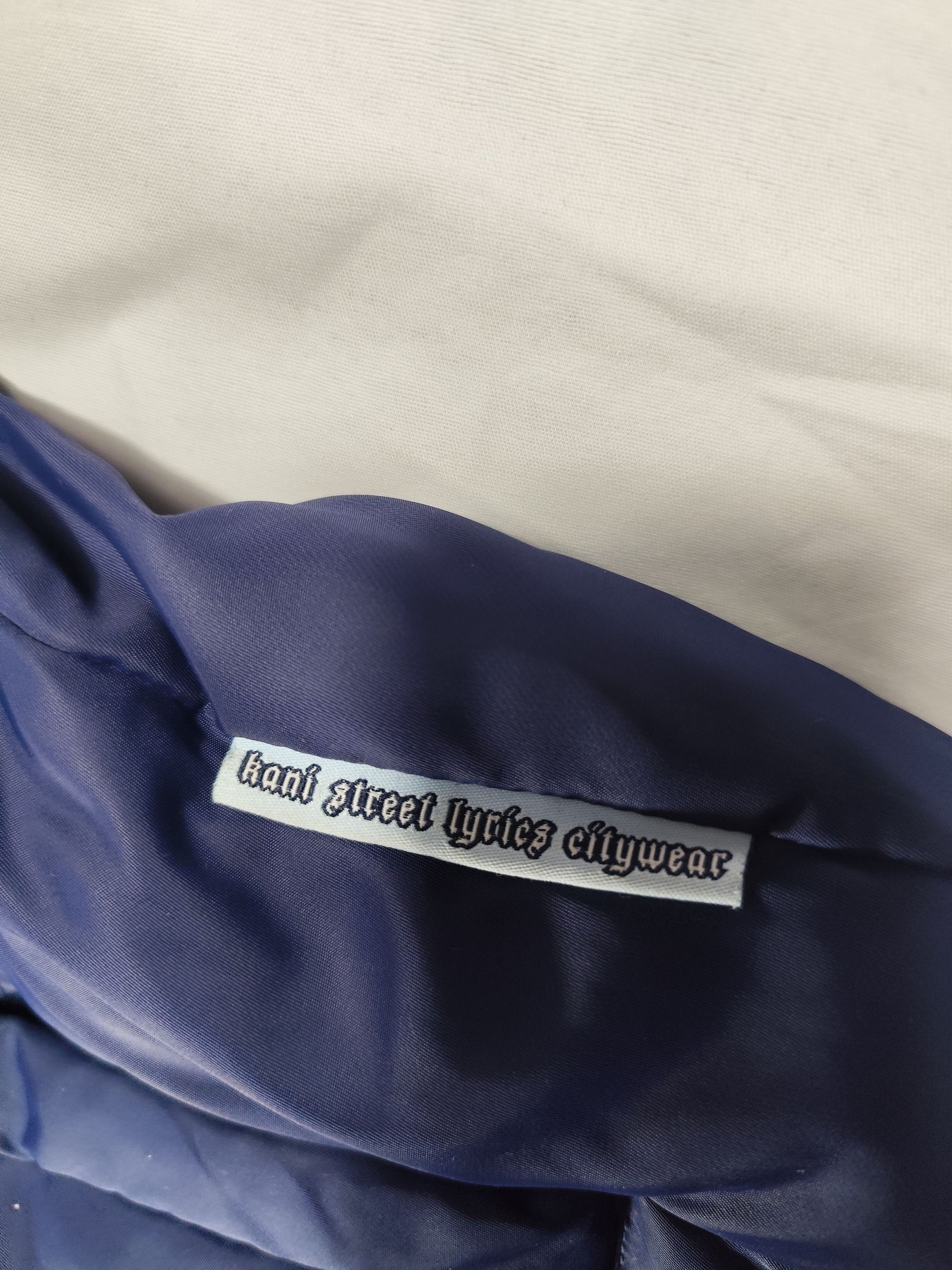 Karl Kani Karl Kani Men's Bomber Jacket Vintage 90s NaviBlue Nylon Size US XL / EU 56 / 4 - 6 Thumbnail