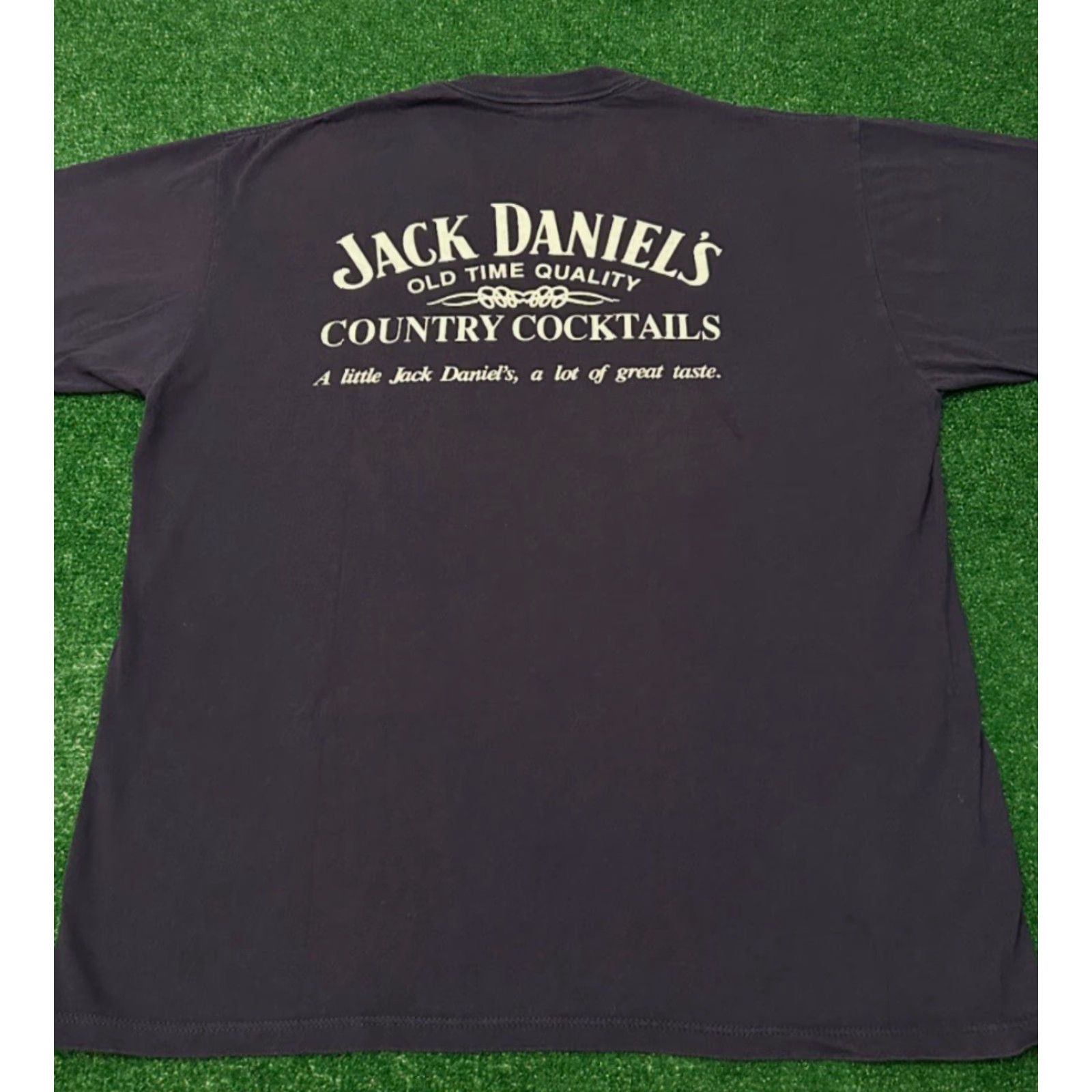 Vintage VINTAGE 90s Jack Daniels Country Cocktail Promo Pocket Tee VTG Shirt Mens XL Blue Pocket Tee 90s Mens XL Size US XL / EU 56 / 4 - 4 Thumbnail