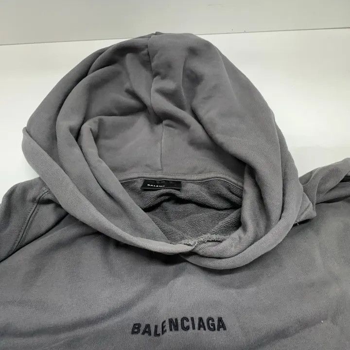 Balenciaga Balenciaga Balenciaga Logo Hoodie for Men in Gray -2507 Size US S / EU 44-46 / 1 - 7 Thumbnail