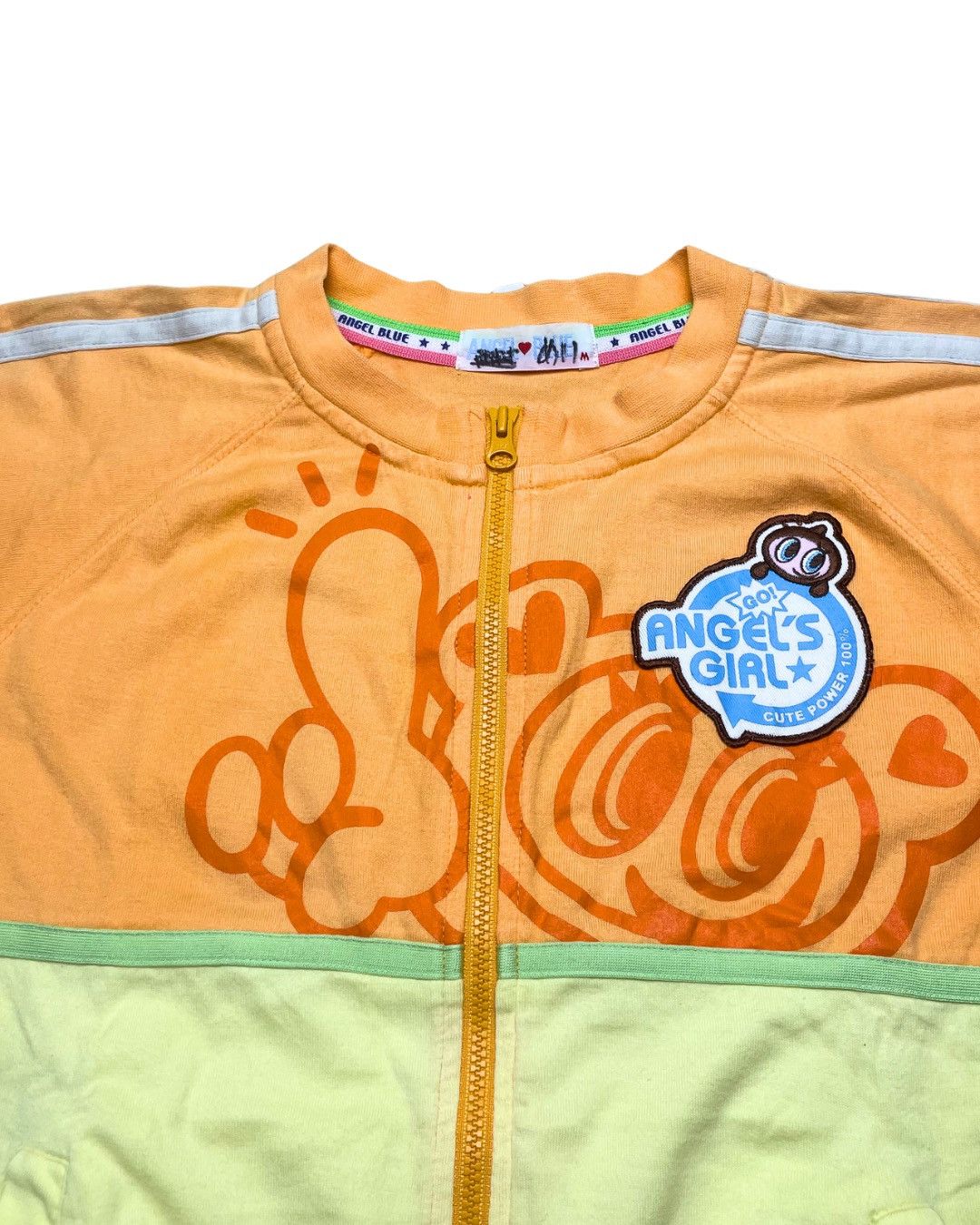 Angel Blue Angel Blue Japan Big Graphic Two-Tone Track Jacket Neon Size XS / US 0-2 / IT 36-38 - 3 Thumbnail