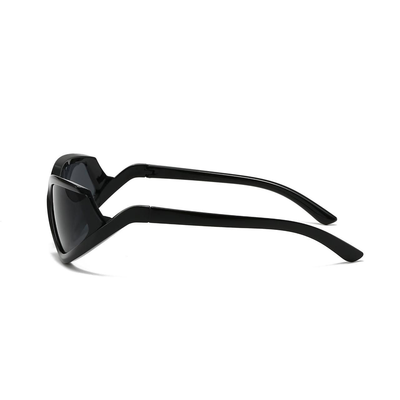 Japanese Brand Y2k Avant Garde Futuristic Black Sunglasses Unisex OS Size ONE SIZE - 7 Thumbnail