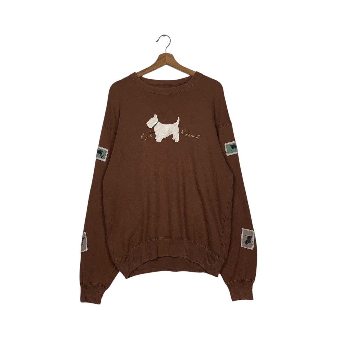 Karl Helmut KARL HELMUT Puppies Logo Crewneck Sweatshirts #1908-C83 Size US M / EU 48-50 / 2 - 1 Thumbnail