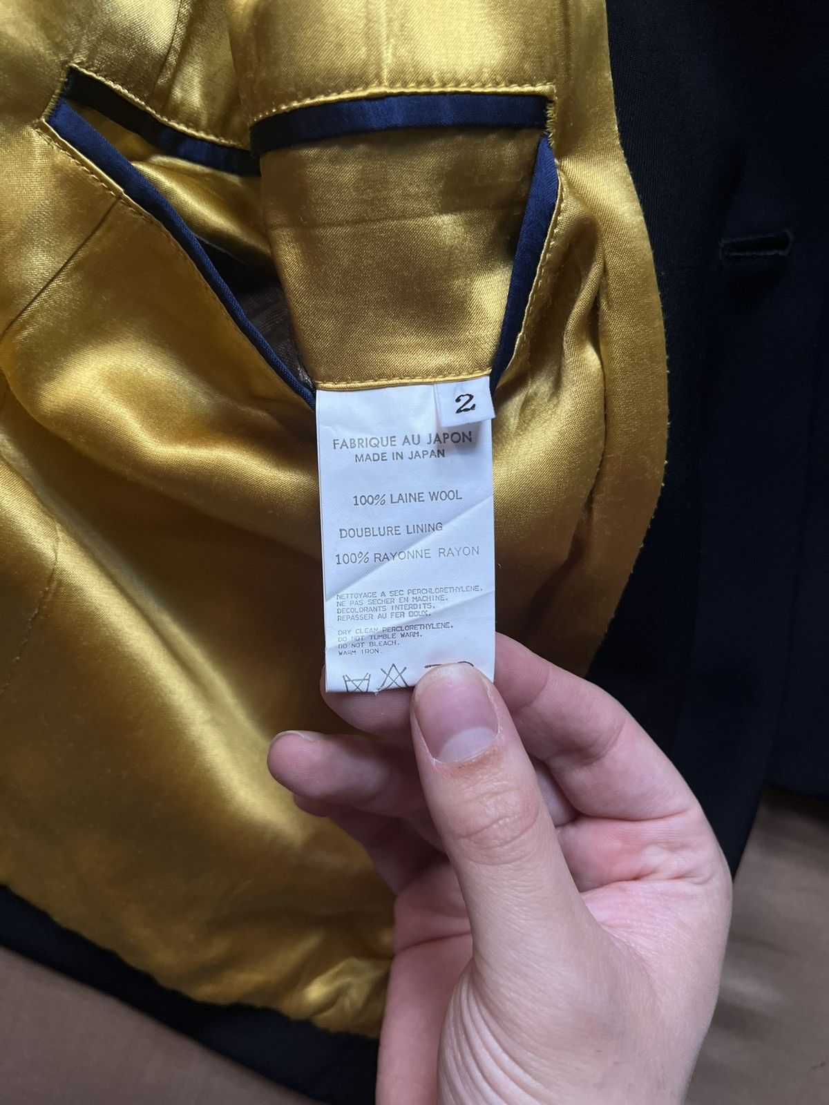 Yohji Yamamoto Yohji Yamamoto oversized tailored wool blazer Size 50R - 5 Thumbnail