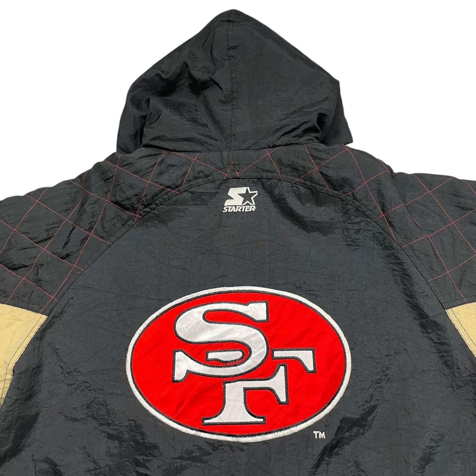 NFL VTG 90s SAN FRANCISCO 49ERS STARTER PRO LINE PUFFER JACKET Size US XL / EU 56 / 4 - 3 Thumbnail