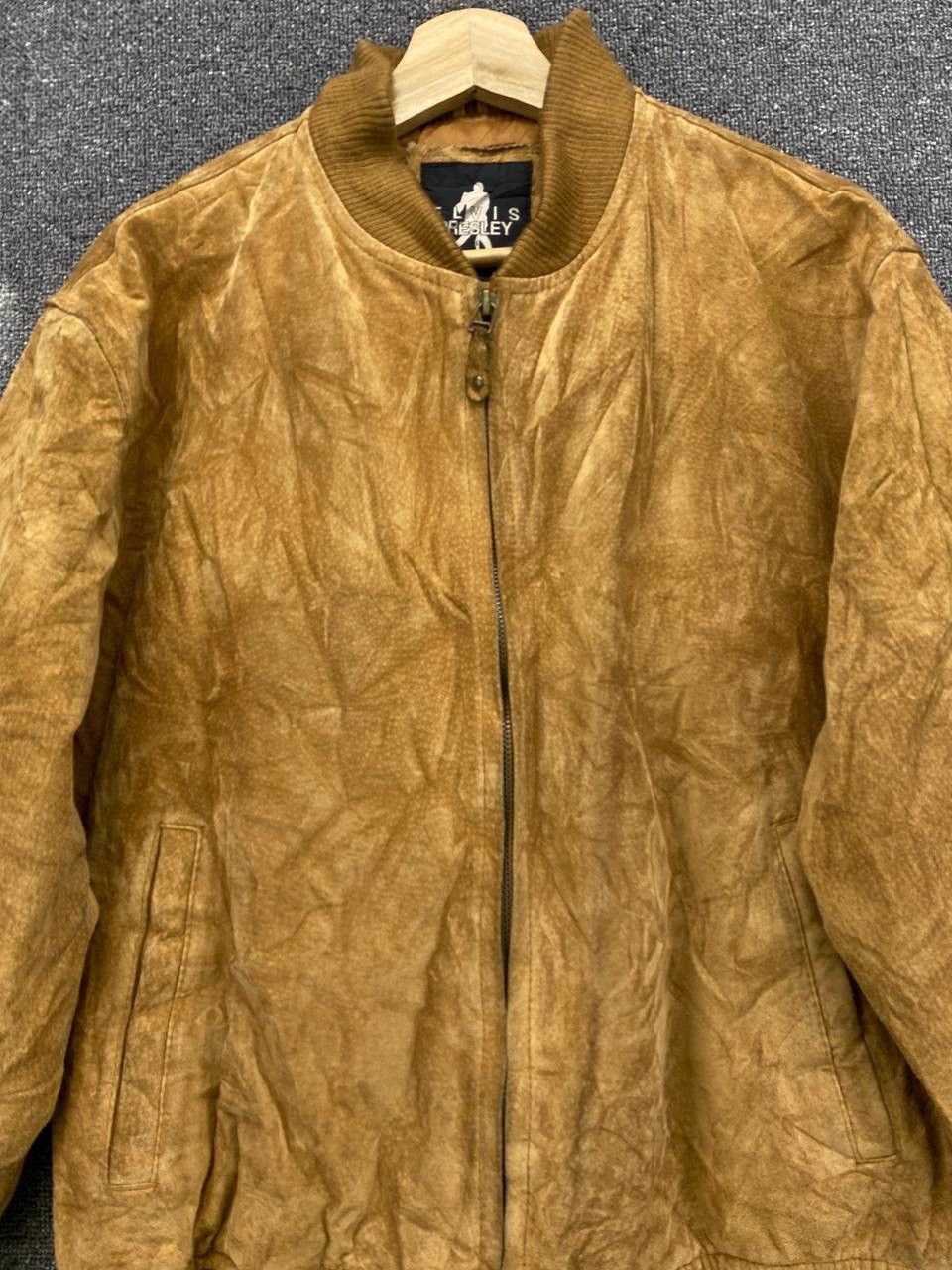 Band Tees × Leather × Vintage Vintage Elvis Presley Rare Leather Jacket Size US L / EU 52-54 / 3 - 12 Thumbnail