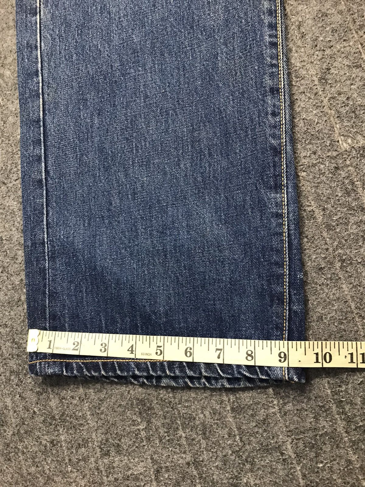 Edwin × Vintage Vintage Edwin 505 Selvedge Distressed Denim Jeans Size US 30 / EU 46 - 21 Thumbnail
