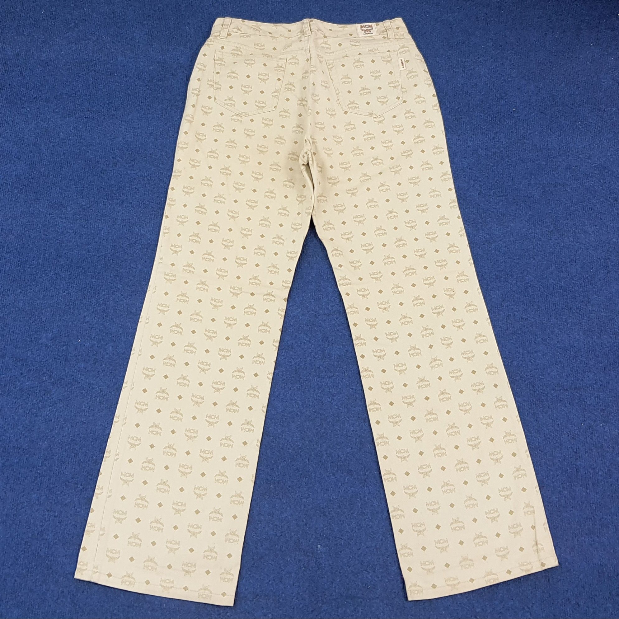 MCM × Vintage Vintage MCM Monogram Full Print Casual Pants Size US 29 - 1 Thumbnail