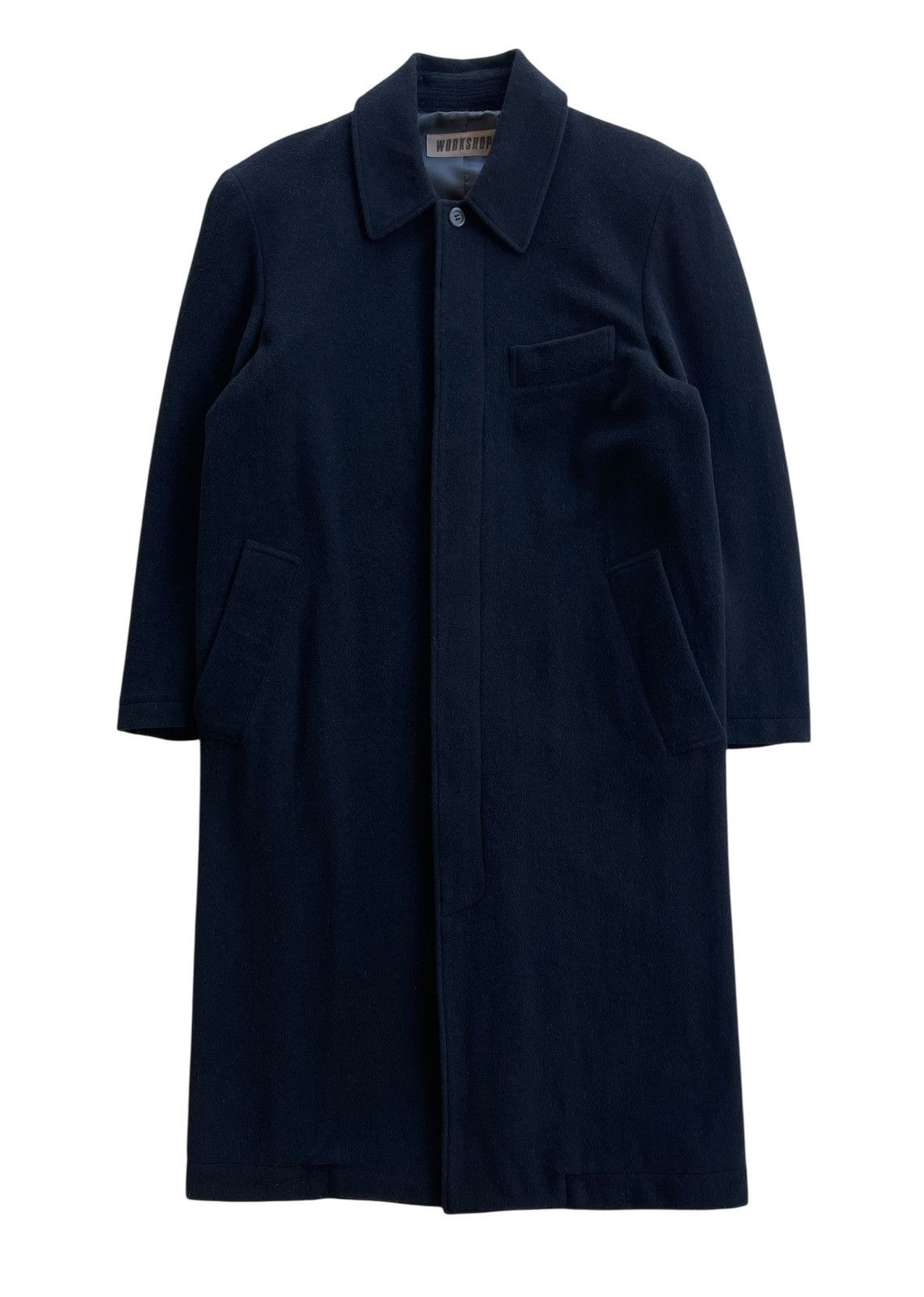 Yohji Yamamoto Yohji Yamamoto Workshop Cashmere Overcoat Size US M / EU 48-50 / 2 - 1 Thumbnail