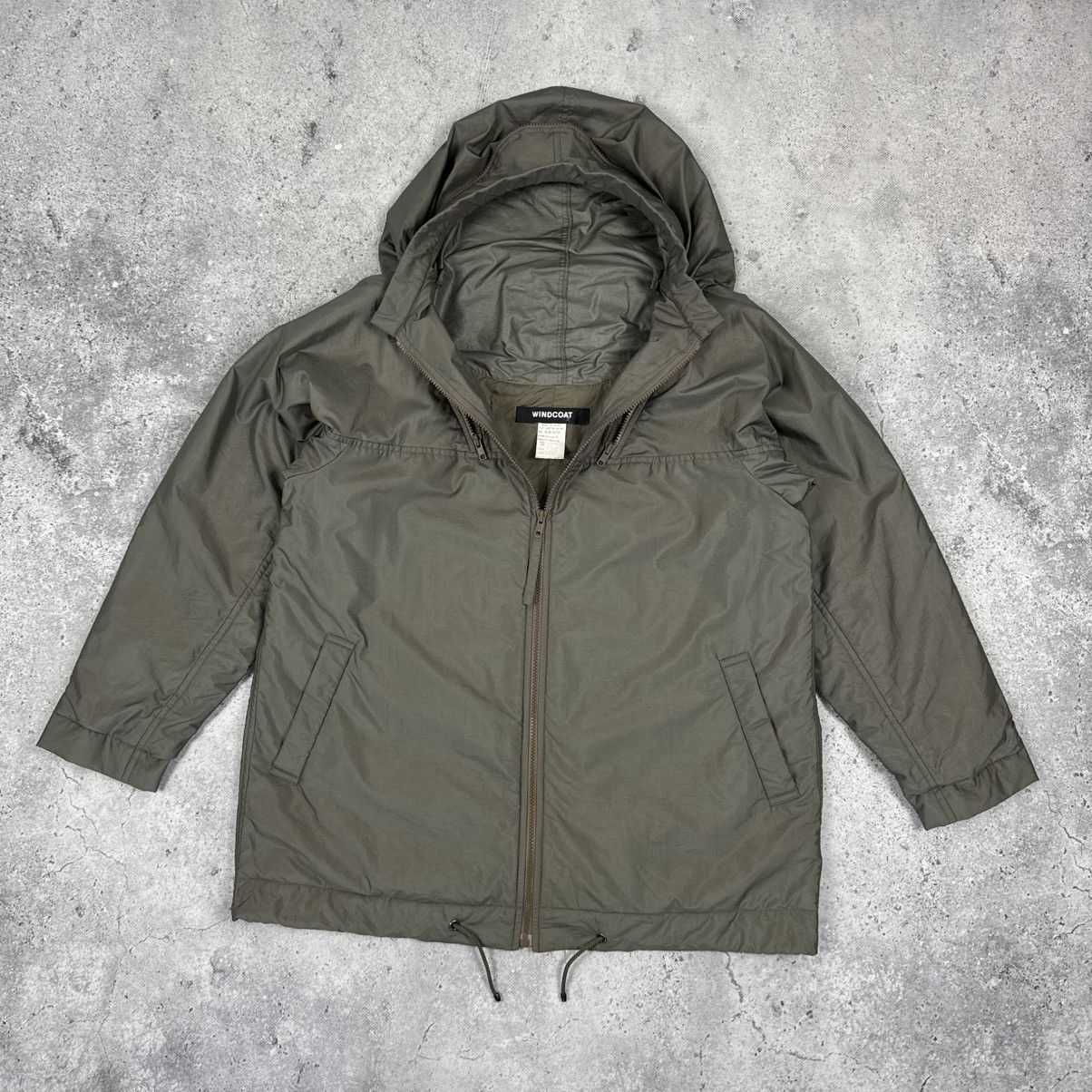 Issey Miyake × Japanese Brand × Vintage Vintage 90s Issey Miyake Windcoat Ninja Padded Jacket Olive Size US S / EU 44-46 / 1 - 1 Thumbnail