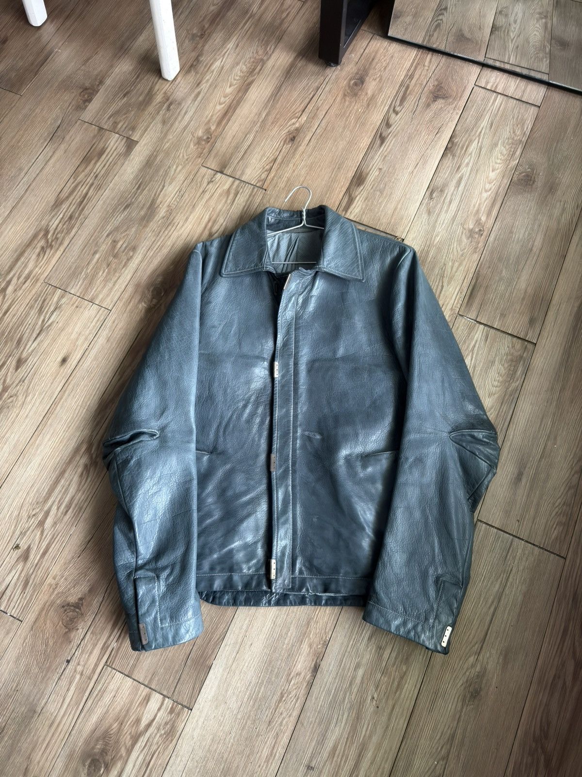 Carol Christian Poell Carol Christian Poell O.D Lined Scarstitched Leather Jacket Size US M / EU 48-50 / 2 - 2 Thumbnail
