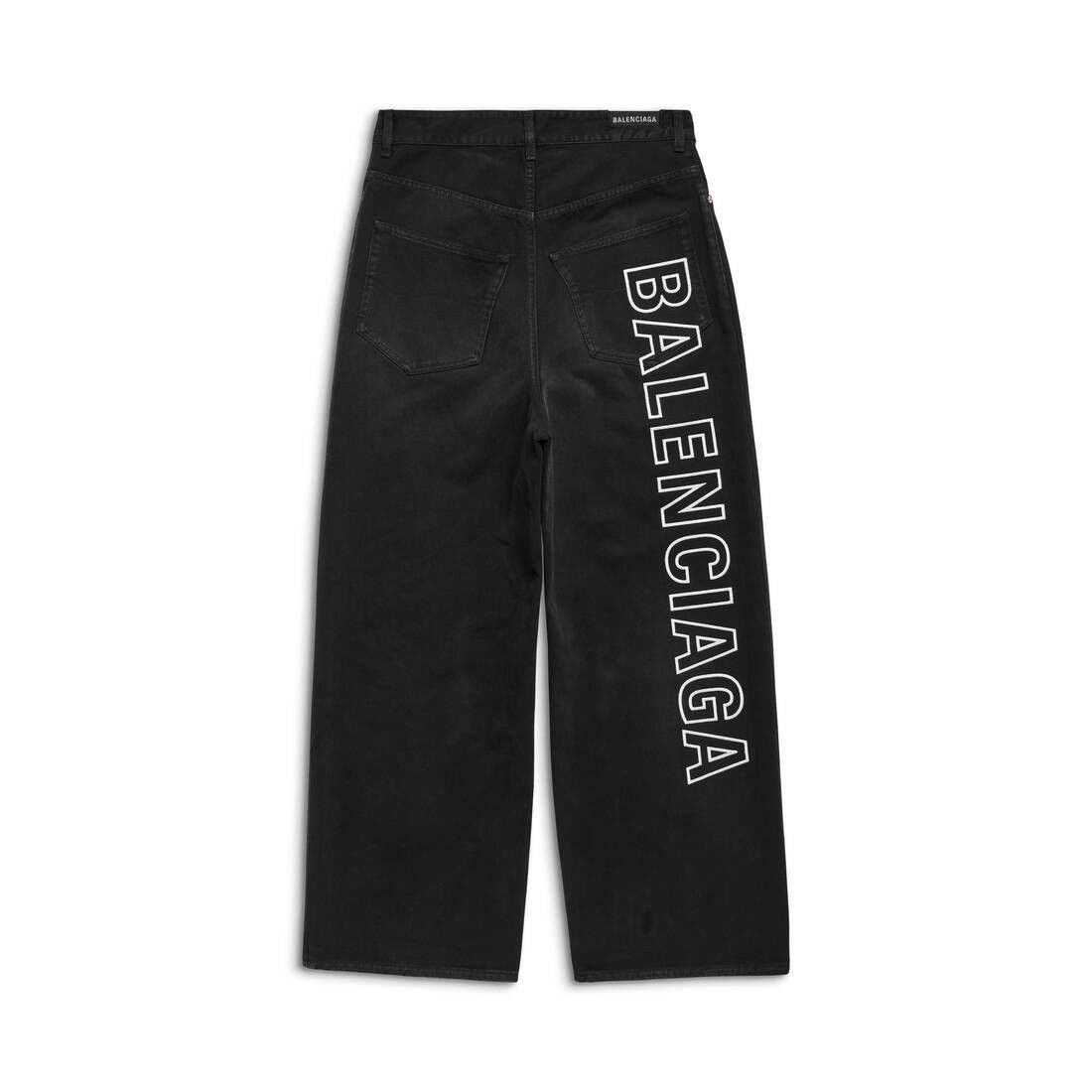 Balenciaga o1srvl11e0425 Outline Baggy Jeans Pant in Black Size US 30 / EU 46 - 5 Thumbnail