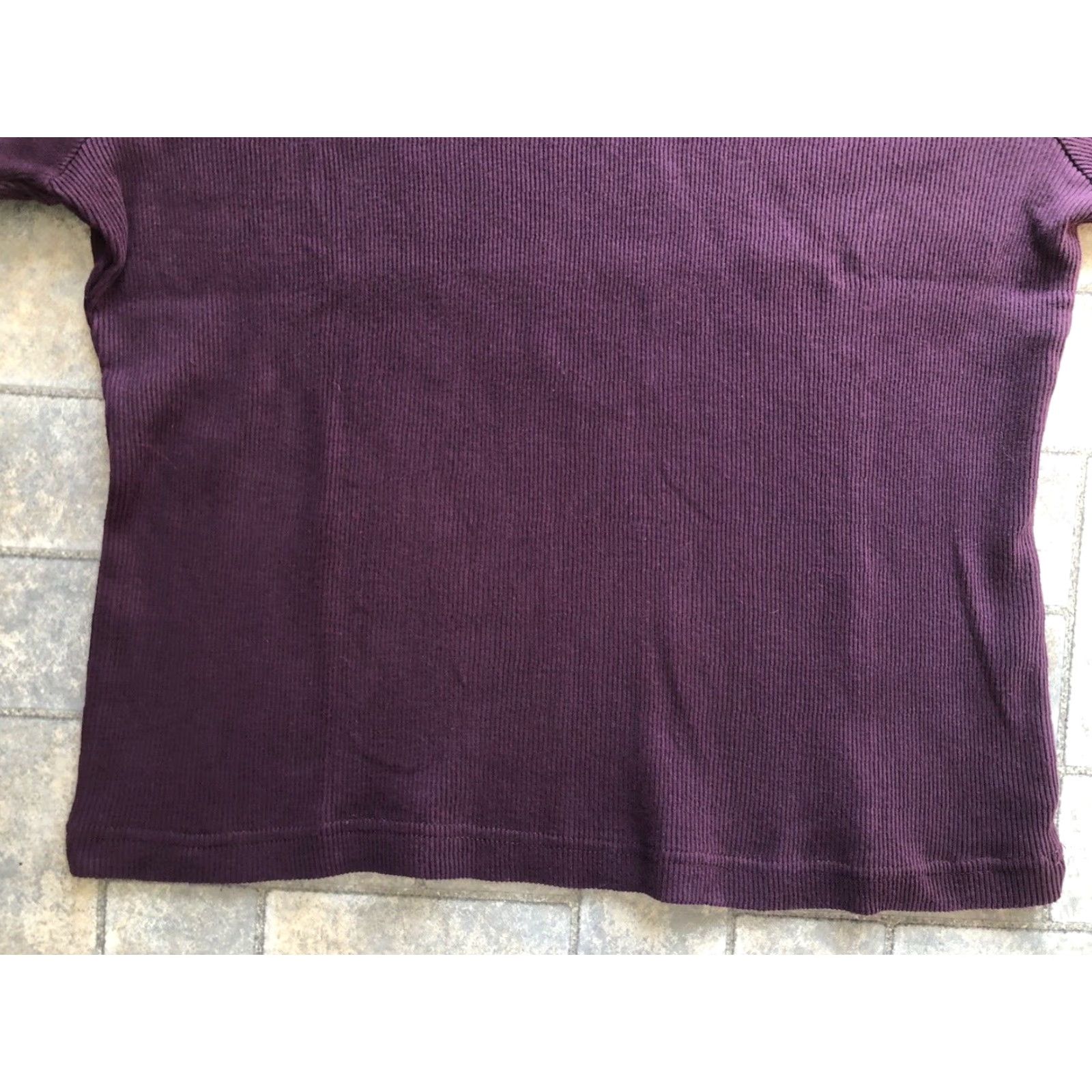 Vintage New Signature Expressions Women’s Turtleneck Sweater Purple Size XL 100% Cotton Size XL / US 12-14 / IT 48-50 - 3 Thumbnail