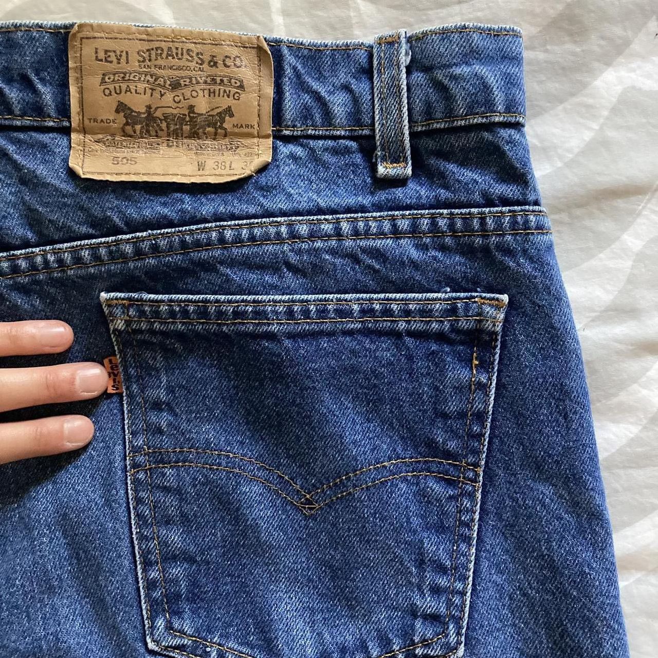 Levi's Vintage Clothing Levi's Vintage Orange Tab Jeans Size US 34 / EU 50 - 3 Thumbnail