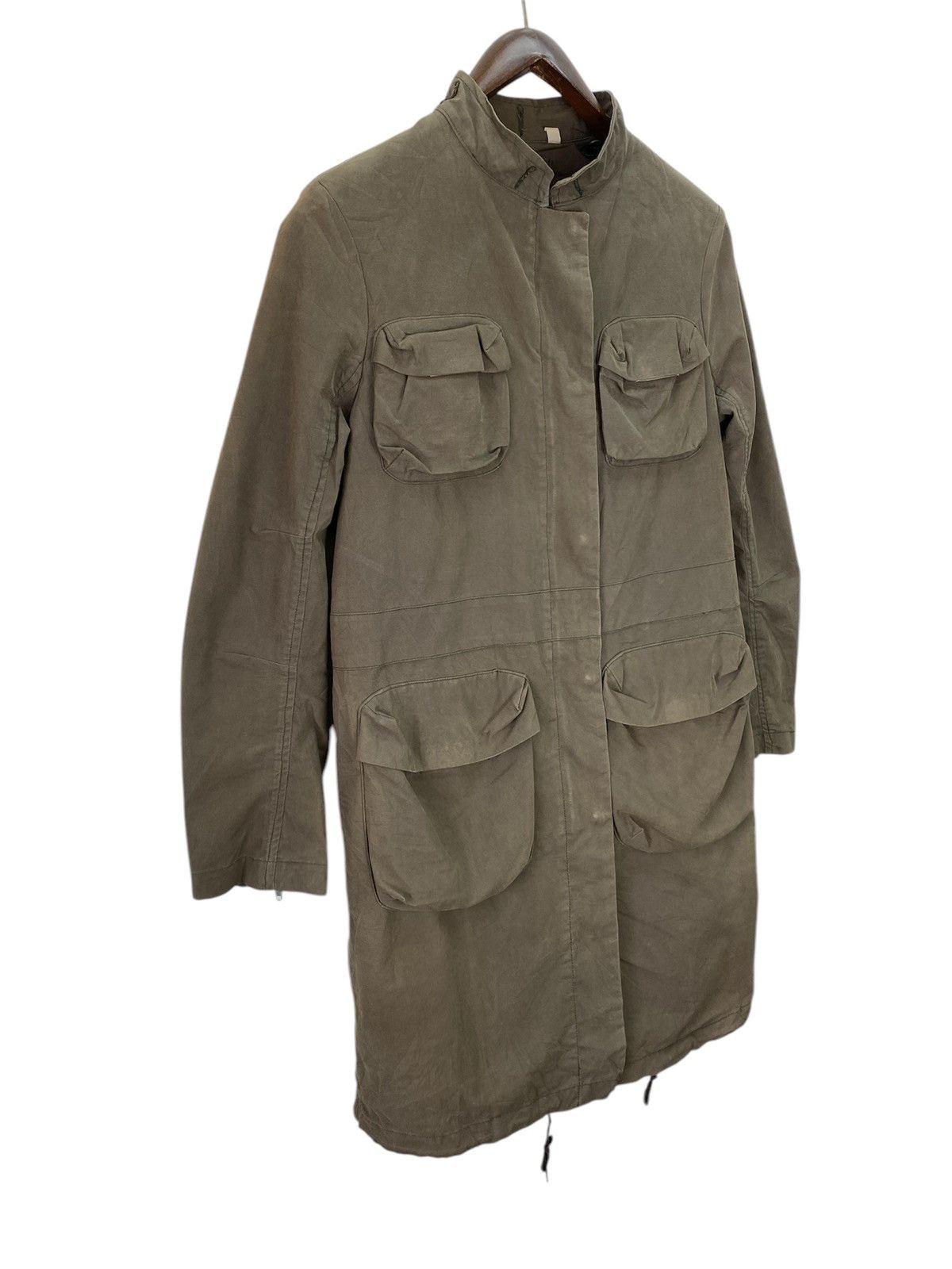 Helmut Lang × Vintage Vtg Helmut Lang 90’s Bondage Military Jacket Size US S / EU 44-46 / 1 - 6 Thumbnail