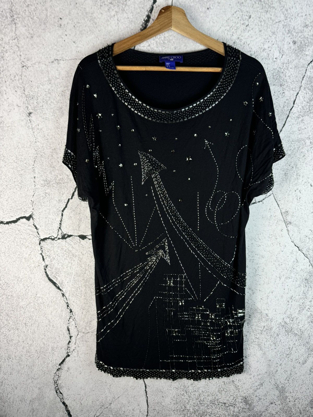 H&M H&M Jimmy Choo T-shirt Saint Laurent Hedi Slimane Alt Size S / US 4 / IT 40 - 1 Thumbnail