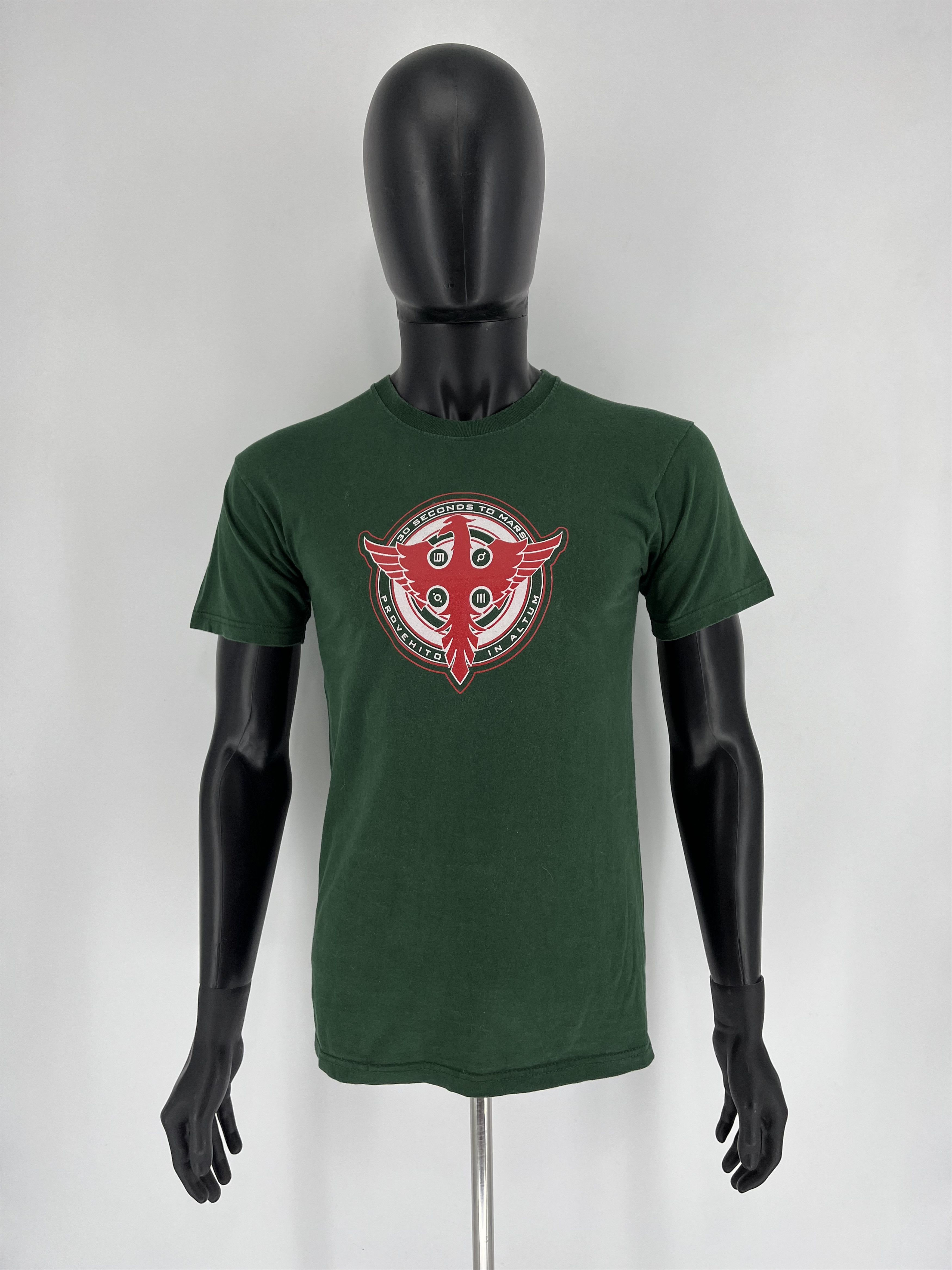 Band Tees Vintage Y2K 30 SECONDS TO MARS Tour T-Shirt 2010 Size US S / EU 44-46 / 1 - 3 Thumbnail