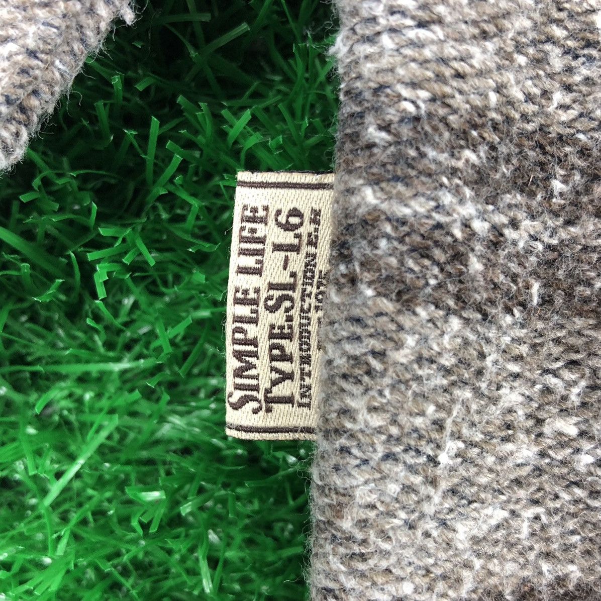 Japanese Brand Vintage 90's Knit Polo Shirt by Simple Life Japan Size US L / EU 52-54 / 3 - 14 Thumbnail