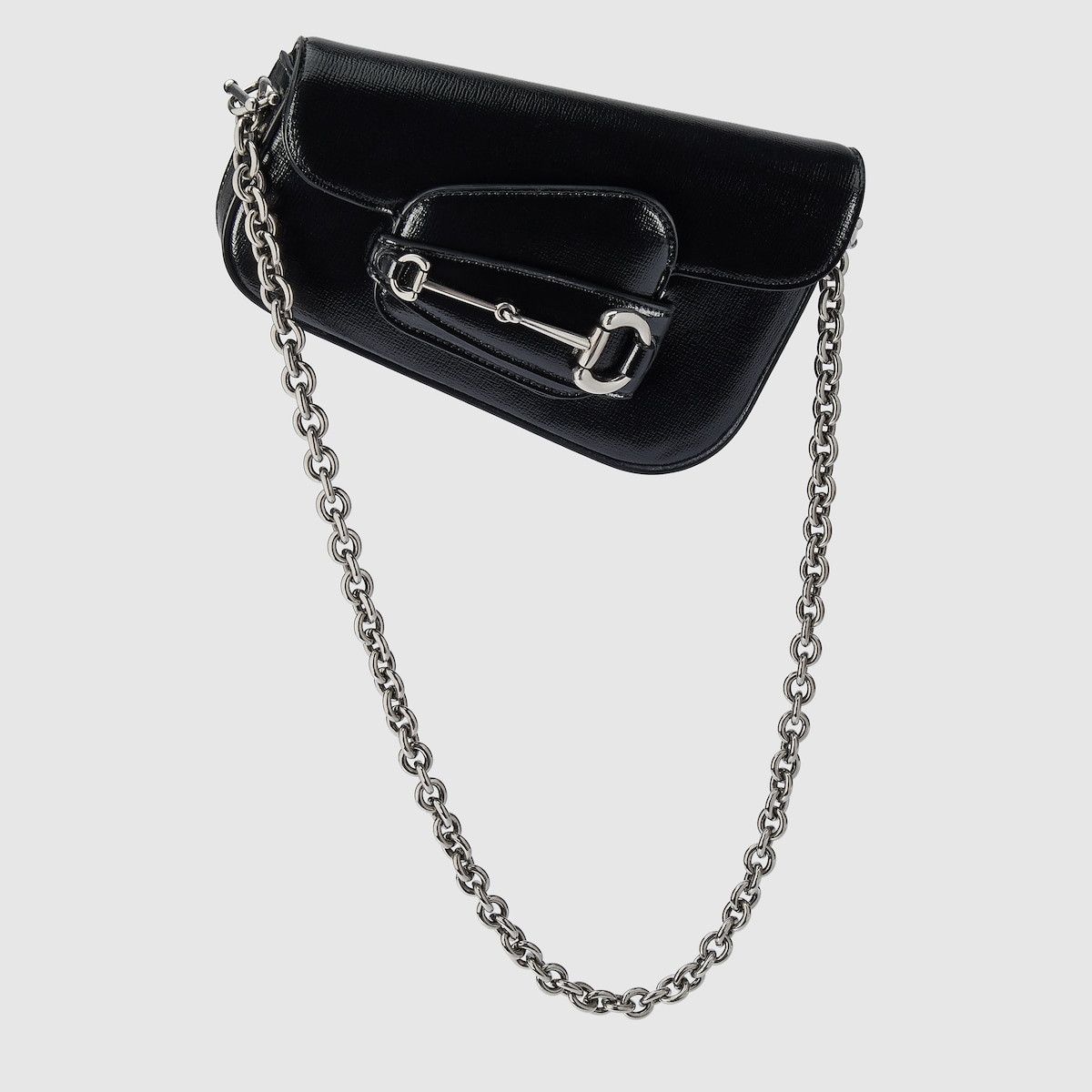 Gucci o1s1wg110225 Size: OS/ Horsebit Mini Shoulder Bag in Black Size ONE SIZE - 5 Thumbnail