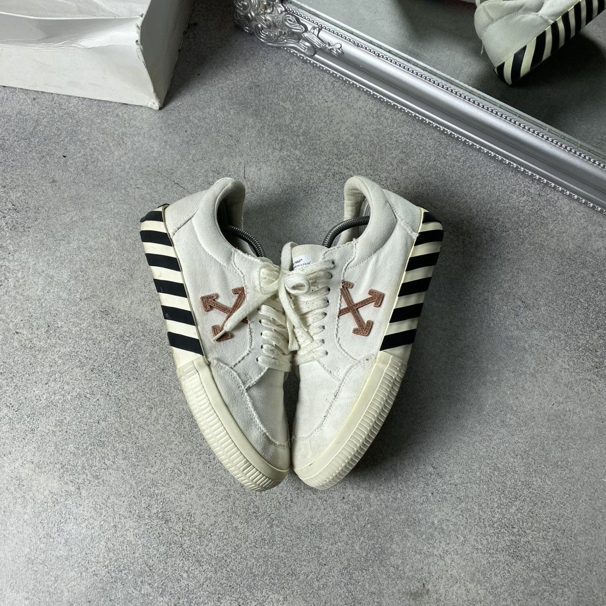 Off-White Off-White Sneakers Vulcanized Black White Canvas Size US 10 / EU 43 - 6 Thumbnail