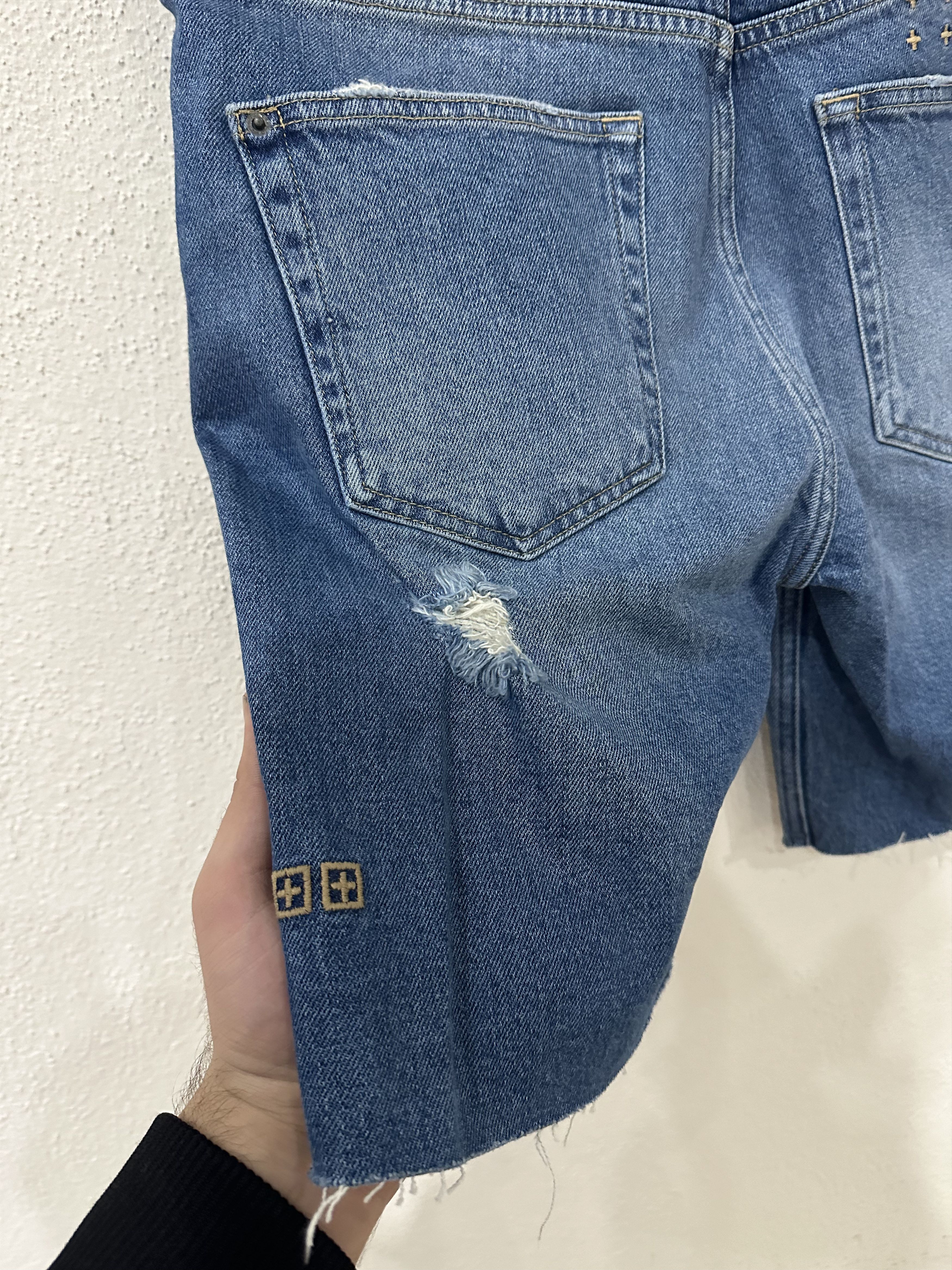 Ksubi Ksubi Denim Shorts Blue Size 32 RARE Size US 32 / EU 48 - 8 Thumbnail