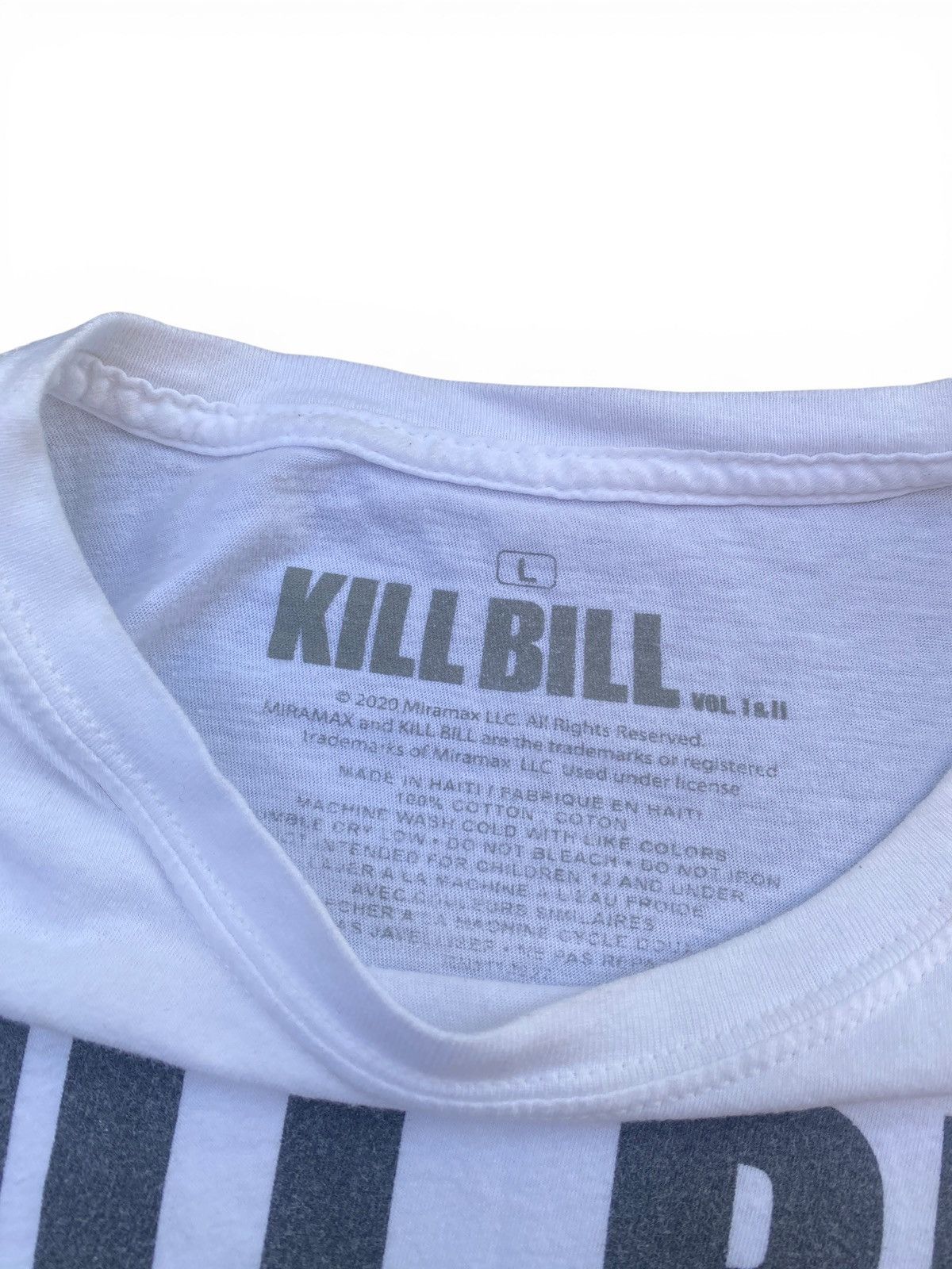 Japanese Brand Kill Bill Vol 1 Movie Tee Uma Thurman Film Promo Shirt Size US L / EU 52-54 / 3 - 7 Thumbnail