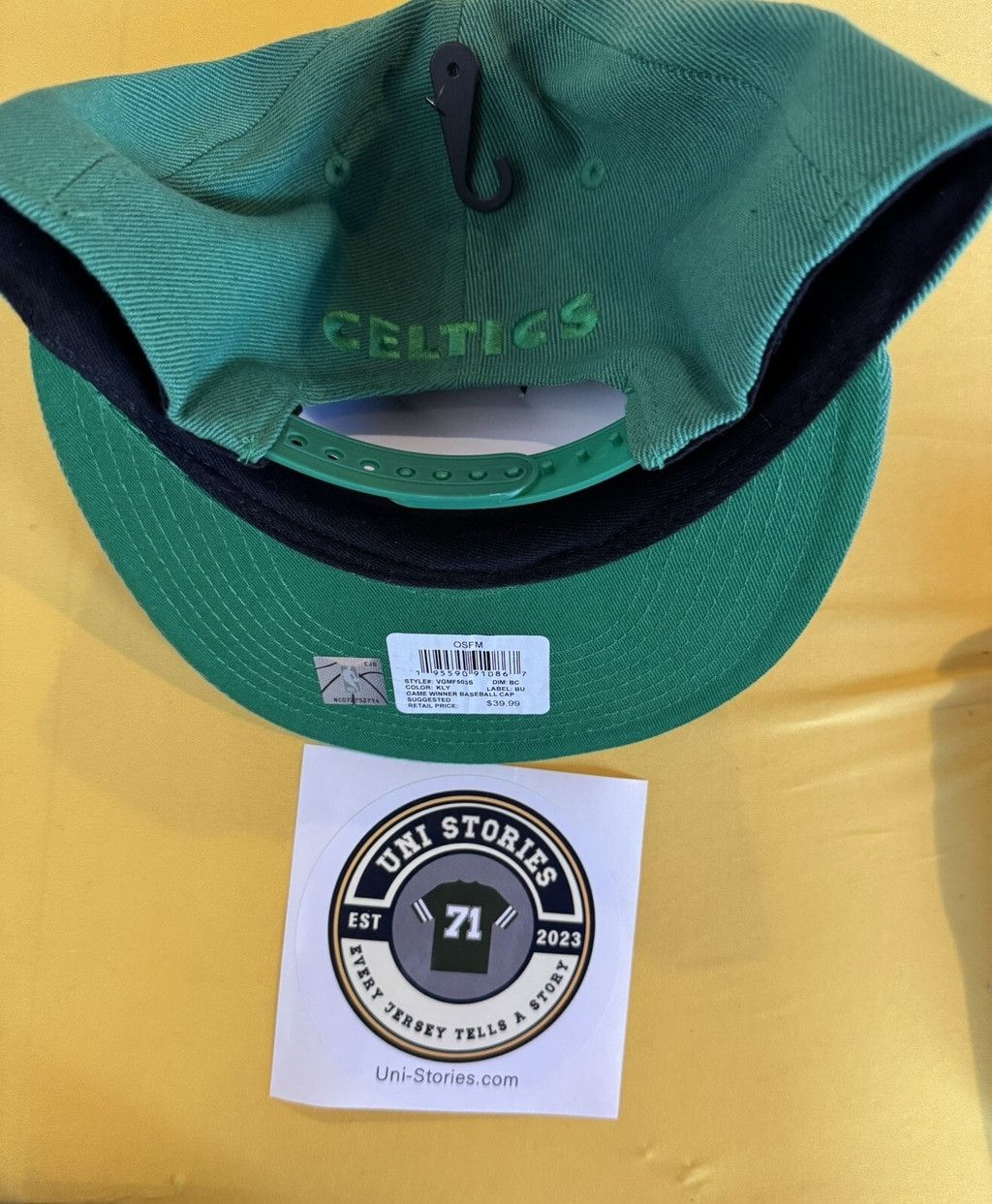 The Unbranded Brand Boston Celtics Ultra Game Snapback hat Green NEW WITH TAGS Size ONE SIZE - 3 Thumbnail
