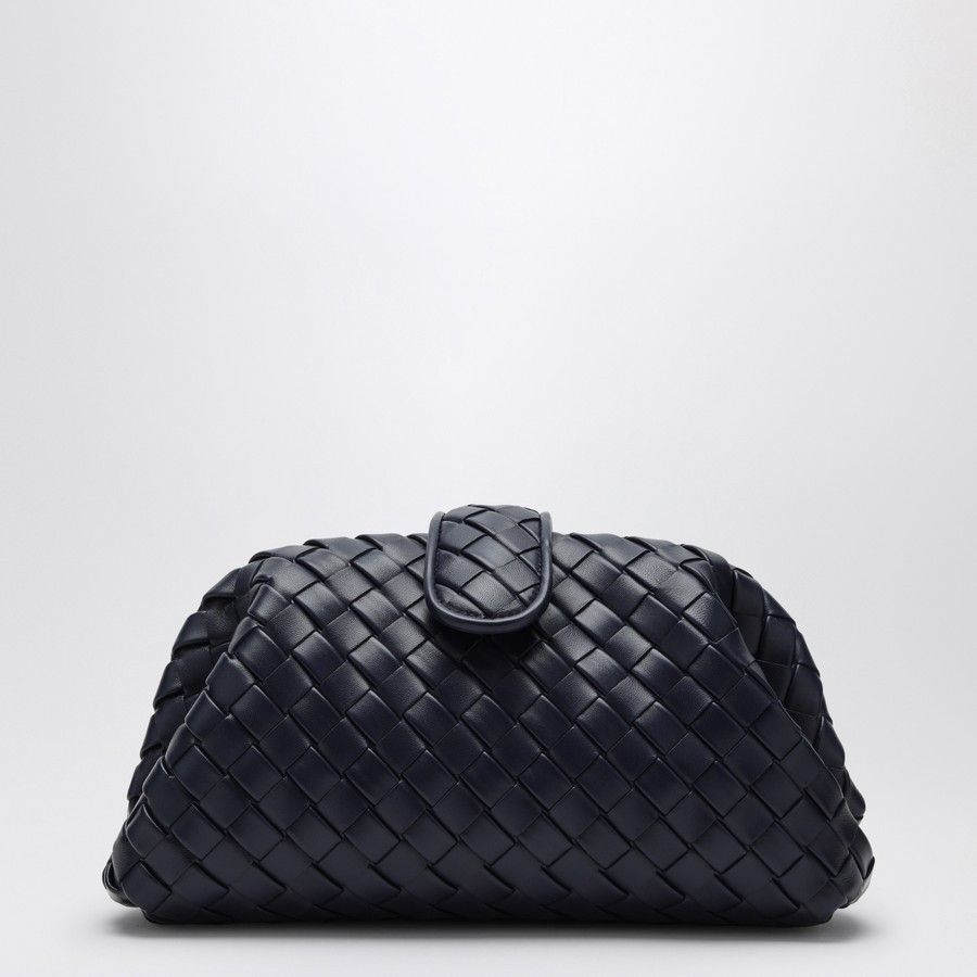 Bottega Veneta o1d2blof0824 Size: OS / Intrecciato Clutch in Dark Blue Size ONE SIZE - 3 Thumbnail