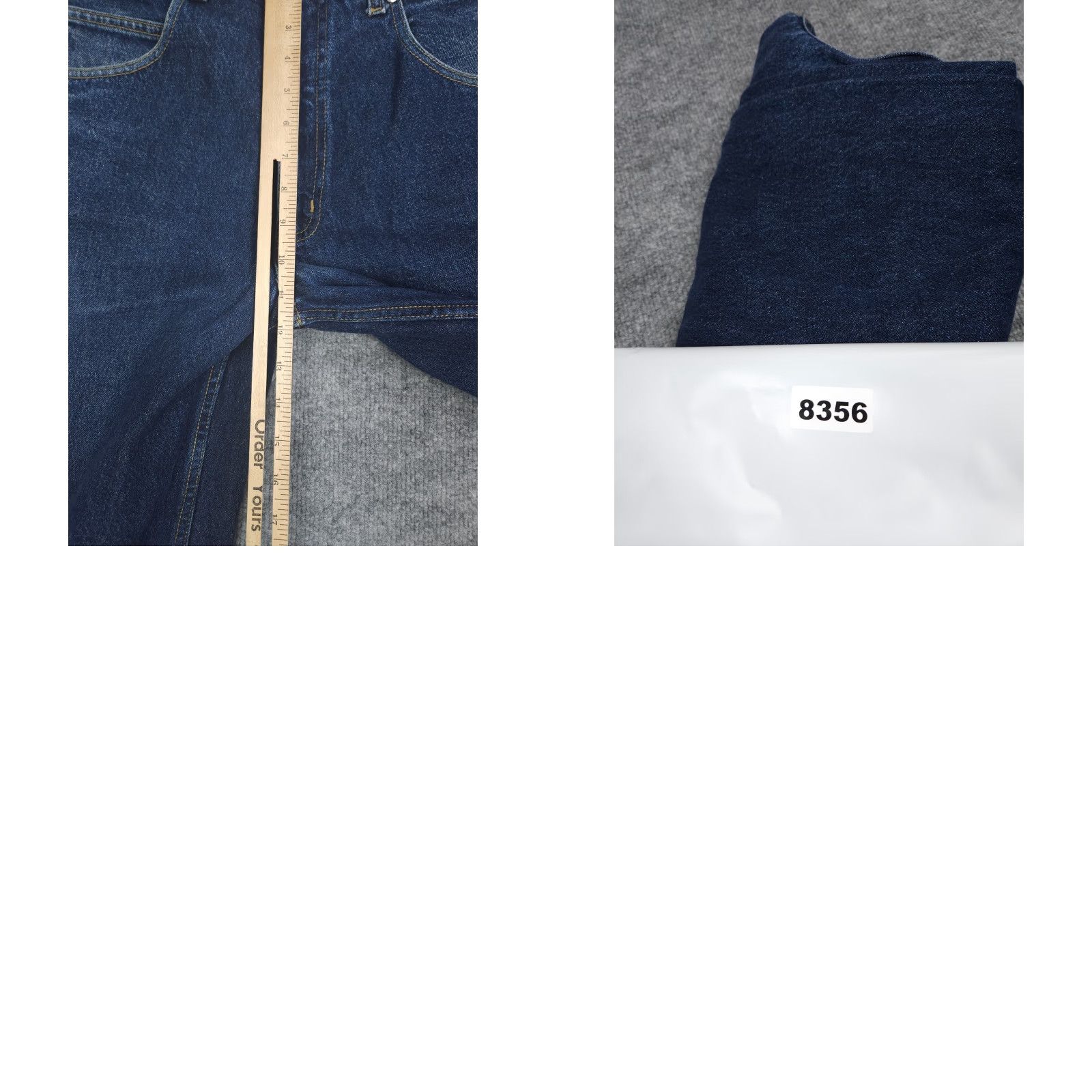 Anchor Blue VINTAGE Anchor Blue Jeans (Men's) Baggy 34 x 34 Blue Distressed Raw Hem 90s Size US 34 / EU 50 - 8 Thumbnail