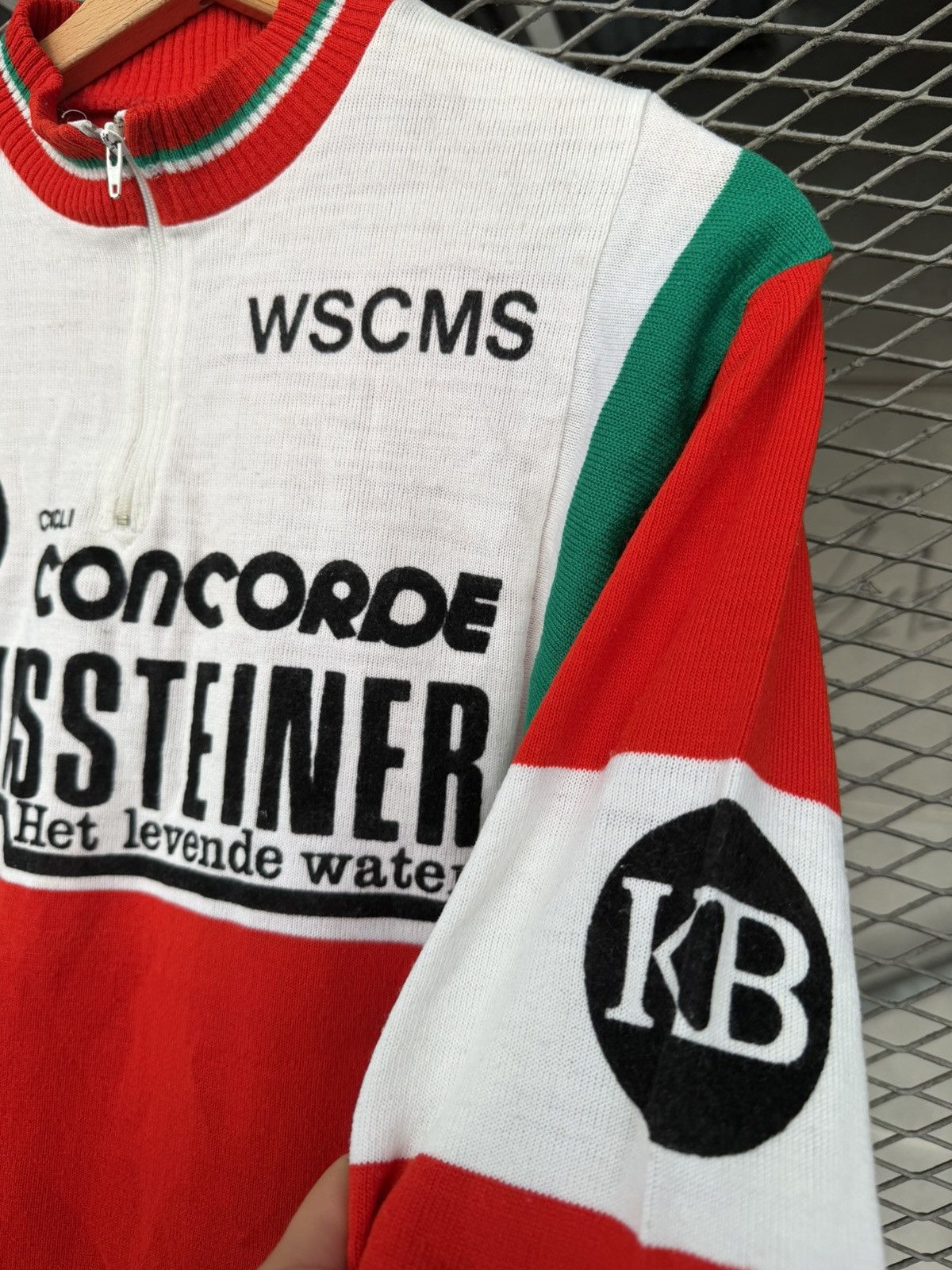 Vintage Vintage Concorde Cicli Tonissteiner Wool Cycle Jersey Size US M / EU 48-50 / 2 - 8 Thumbnail