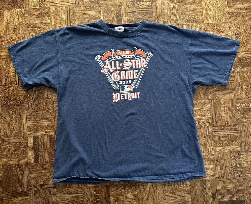 Vintage Vintage Y2K Detroit Tigers All Star Game Graphic Tee Shirt ...