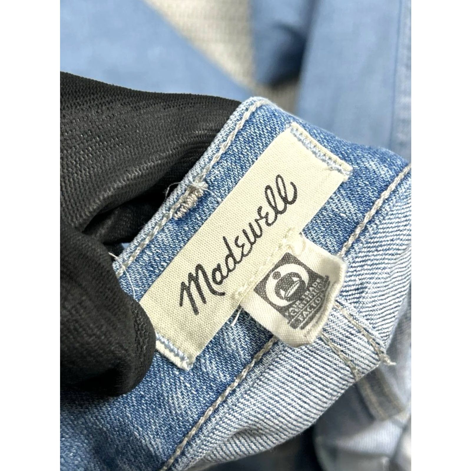 Madewell Madewell Jeans Womens 11 Inch High Rise Flare Jeans Blue Denim Cotton Stretch 26x32 Vintage No N/A Size 26" / US 2 / IT 38 - 6 Thumbnail