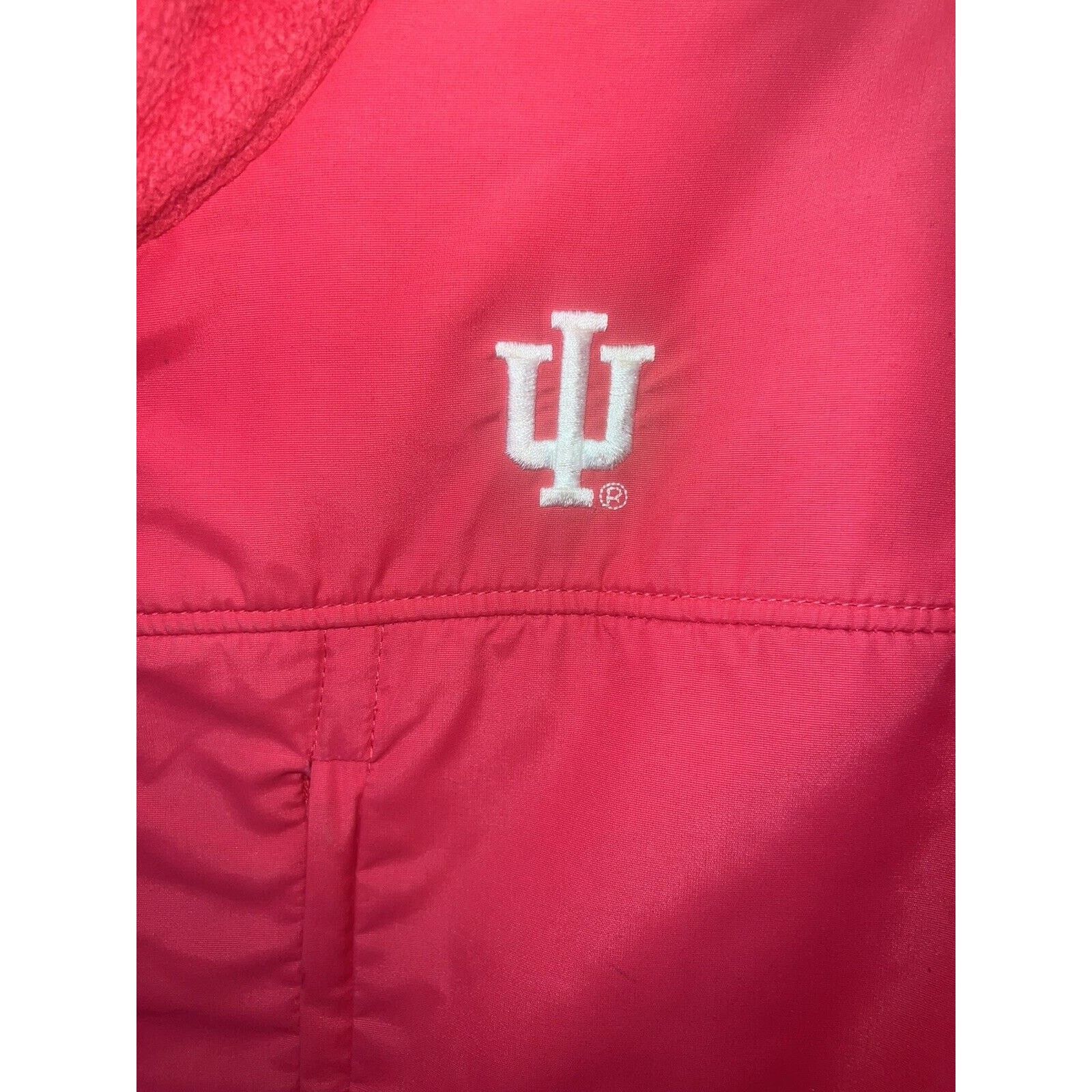 Columbia Indiana Hoosiers Women’s Fleece Jacket Full Zip Red Large Size US L / EU 52-54 / 3 - 2 Thumbnail