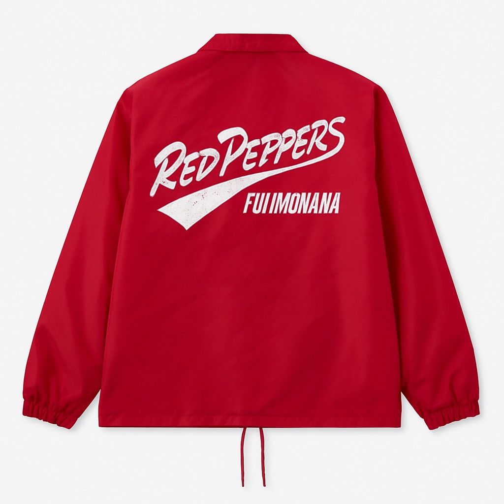 Japanese Brand Vintage Hattori Red Peppers Fujinohana Coach Jacket Japan Size US S / EU 44-46 / 1 - 1 Thumbnail