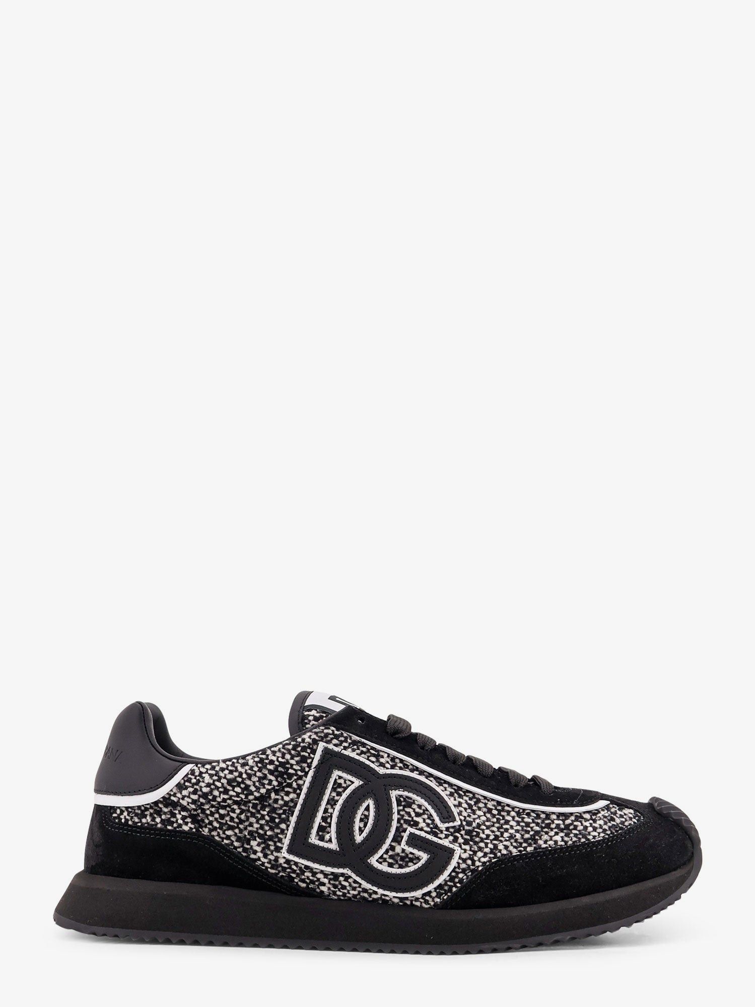 スニーカー DOLCE & GABBANA Low-top wool sneakers with suede inserts Dolce & Gabbana Low-Top Wool Sneakers With Suede Inserts