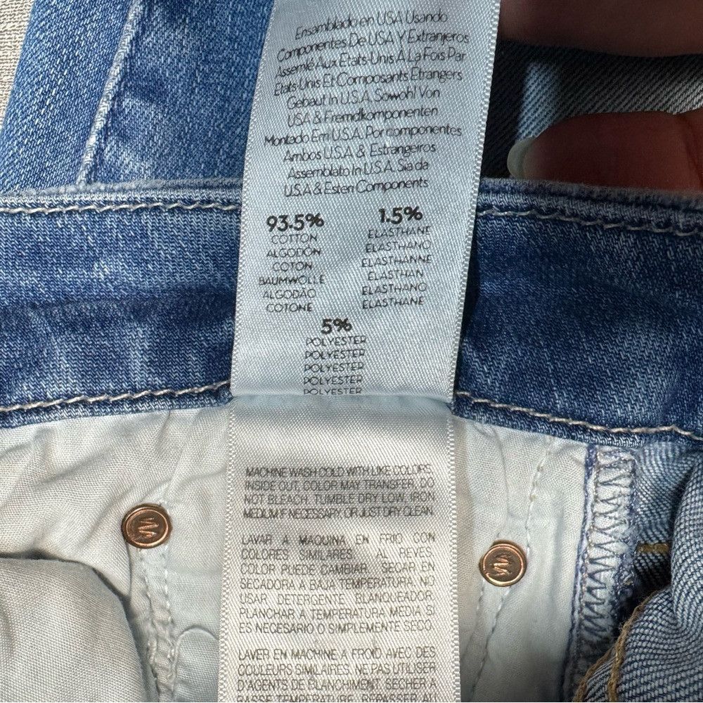 MOTHER MOTHER The Looker Ankle Fray Birds of Paradise Jeans Size 2 Size 28" / US 6 / IT 42 - 9 Thumbnail