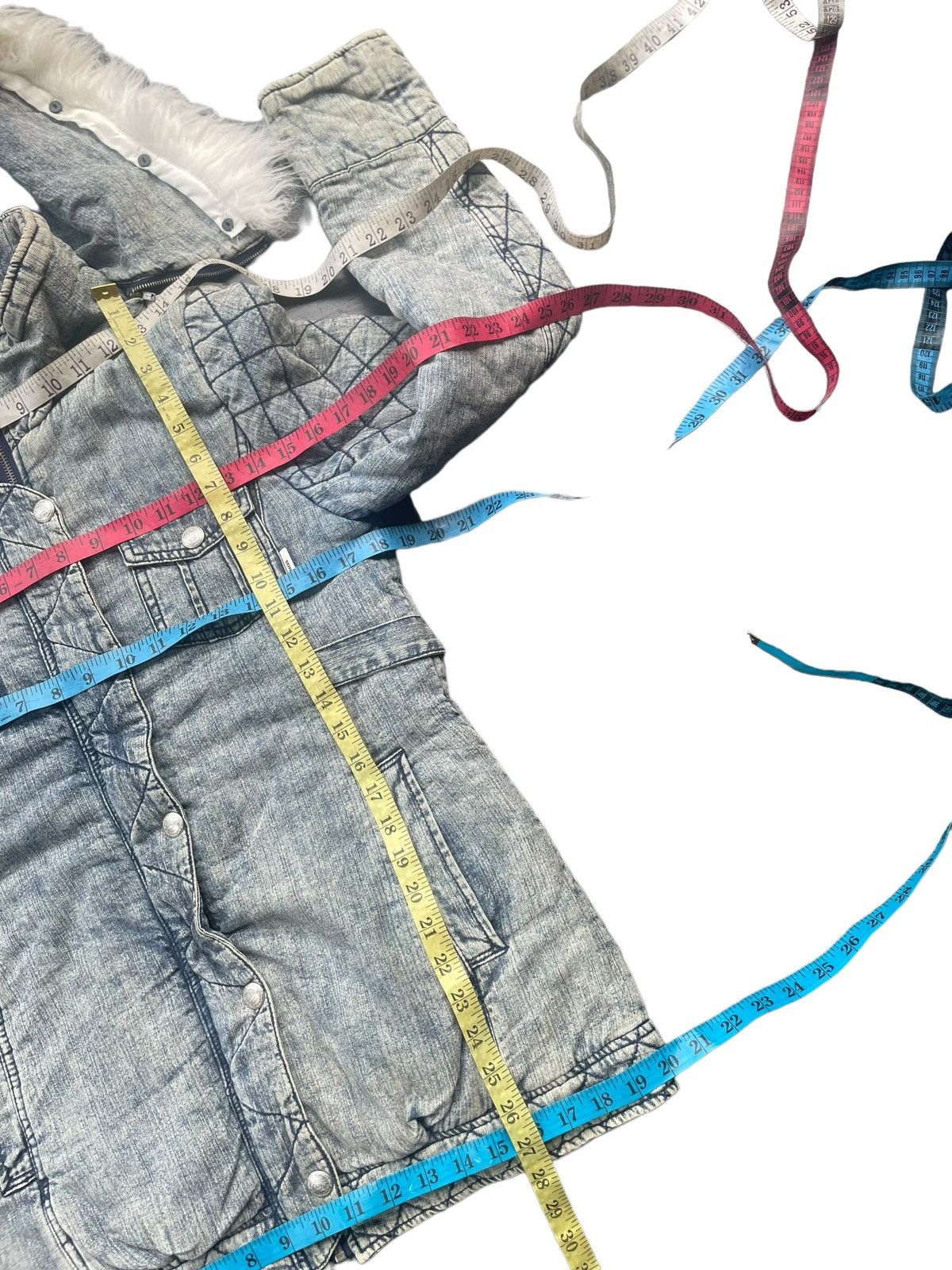 Japanese Brand Backs Denim Parka Jacket Size S / US 4 / IT 40 - 8 Thumbnail